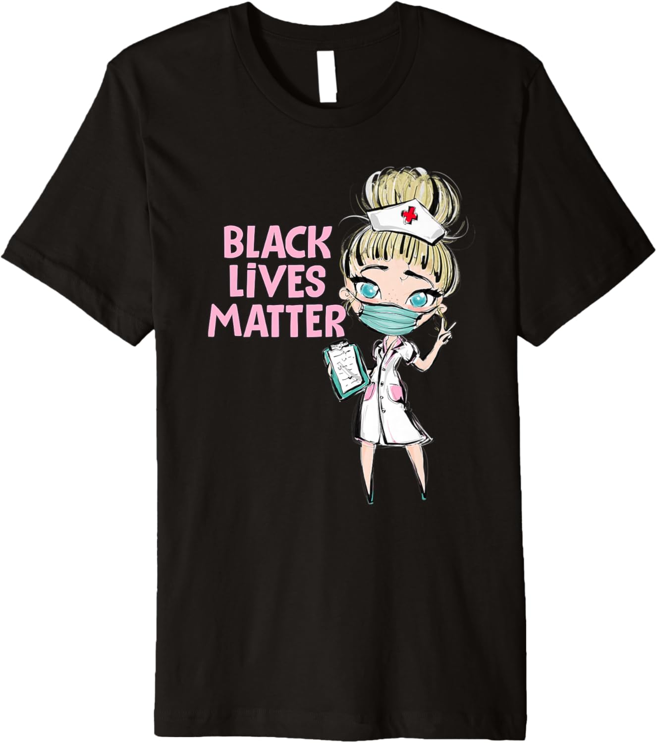 Black Lives Matter Ally Nurse Blonde Social Justice Feminist Premium