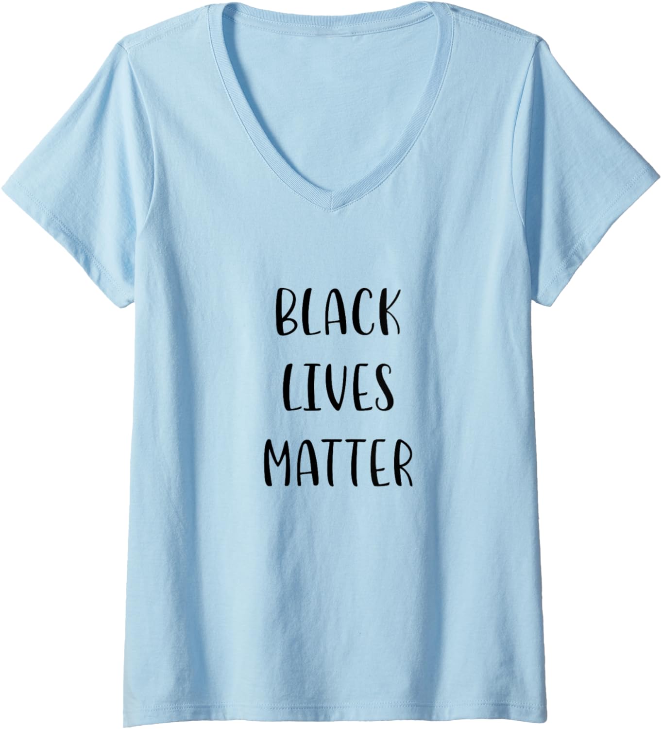 Black Lives Matter Support Social Justice Statement V Neck