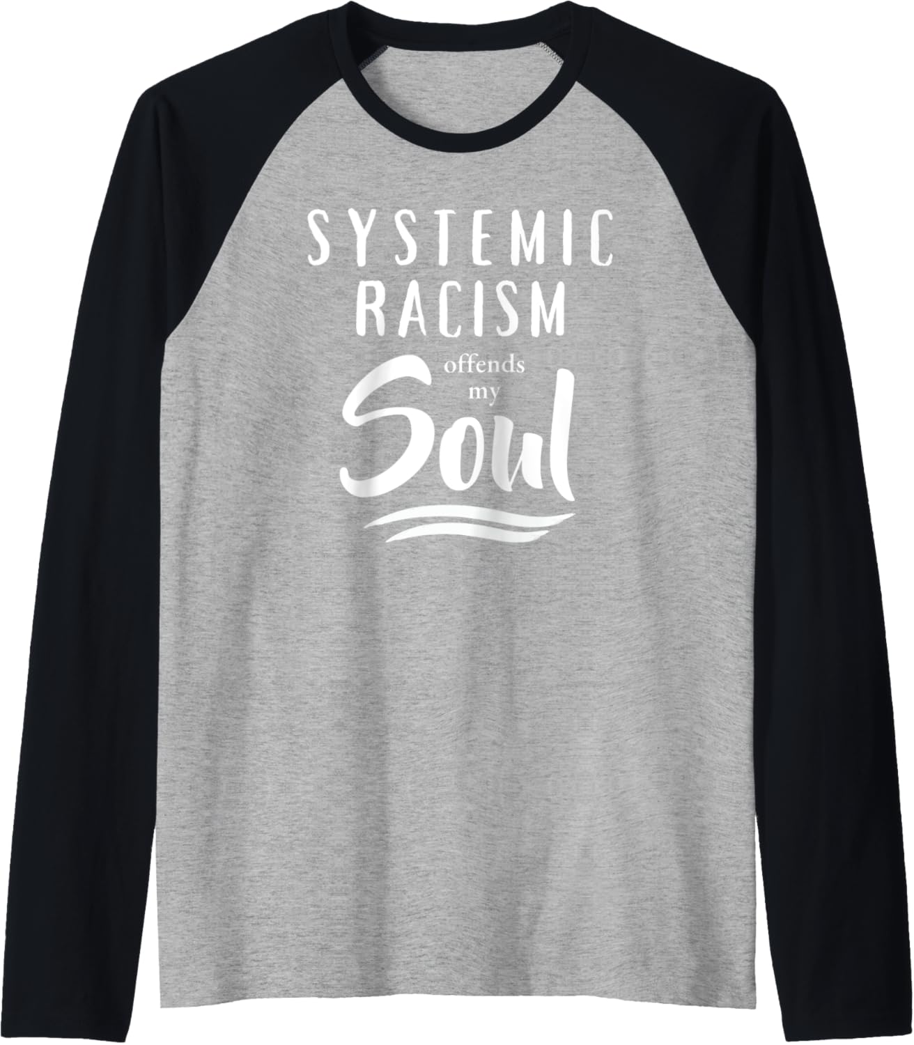 ANTI RACIST, ANTI RACISM, PRO SOCIAL JUSTICE, MENS & WOMENS Raglan Baseball Tee