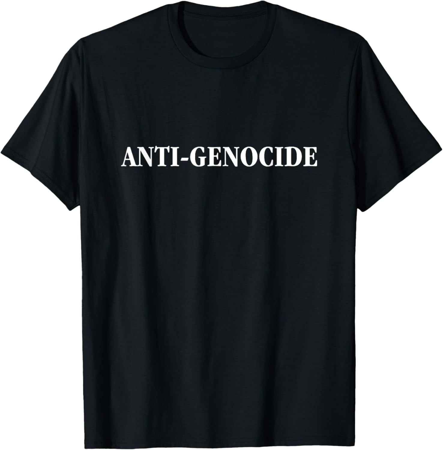 Anti Genocide Pro Palestine Pro Human Rights T Shirt, Small, Black