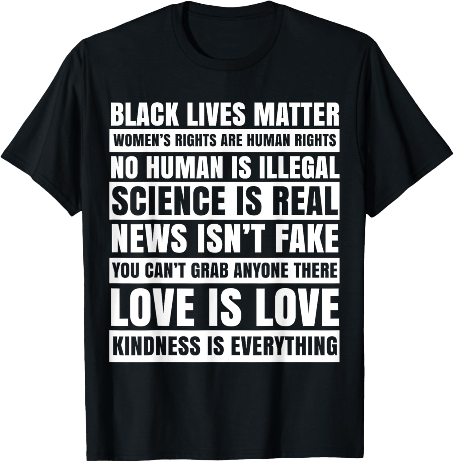 Black lives matter, Womens rights are human rights... Tshirt