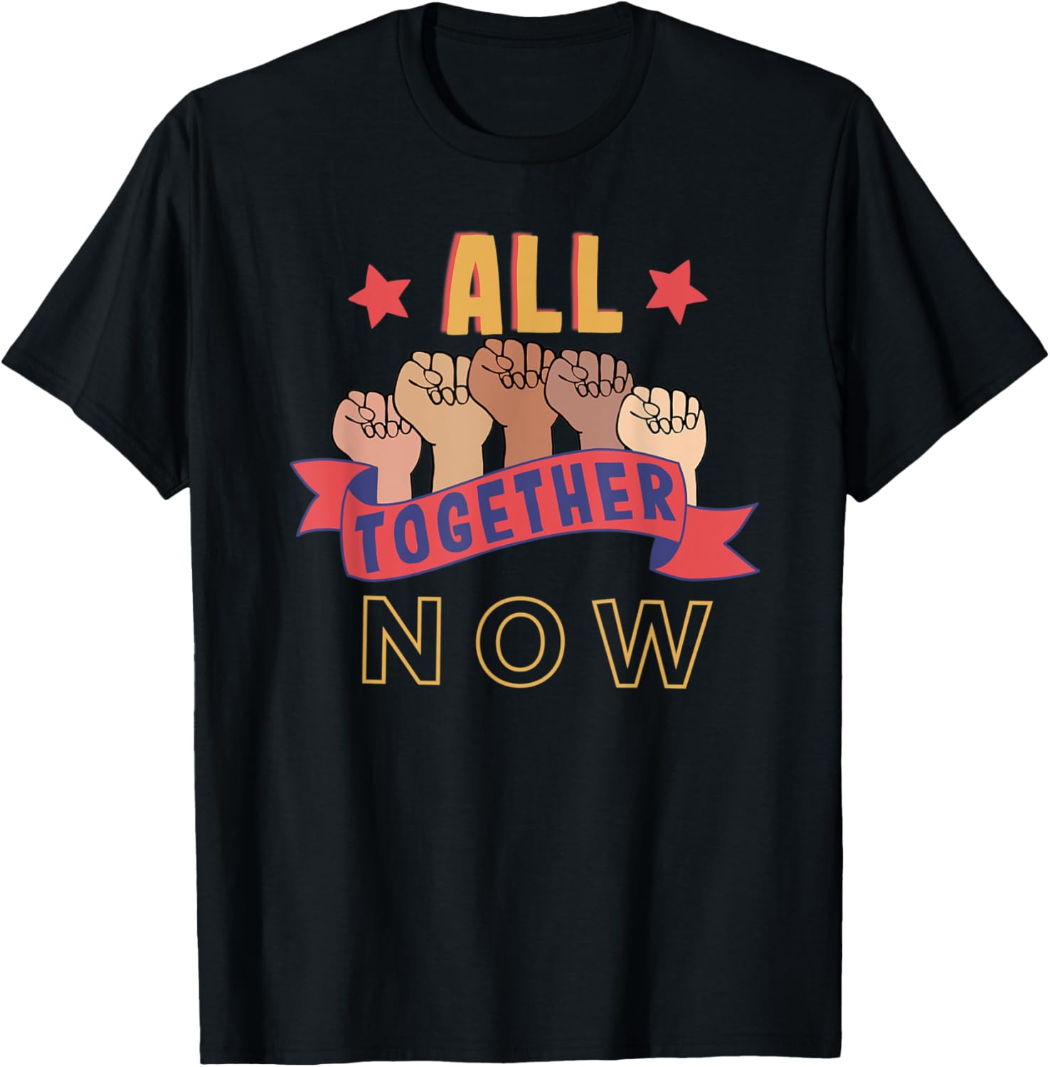 All Together Now Inclusion Equality Social Justice Shirt