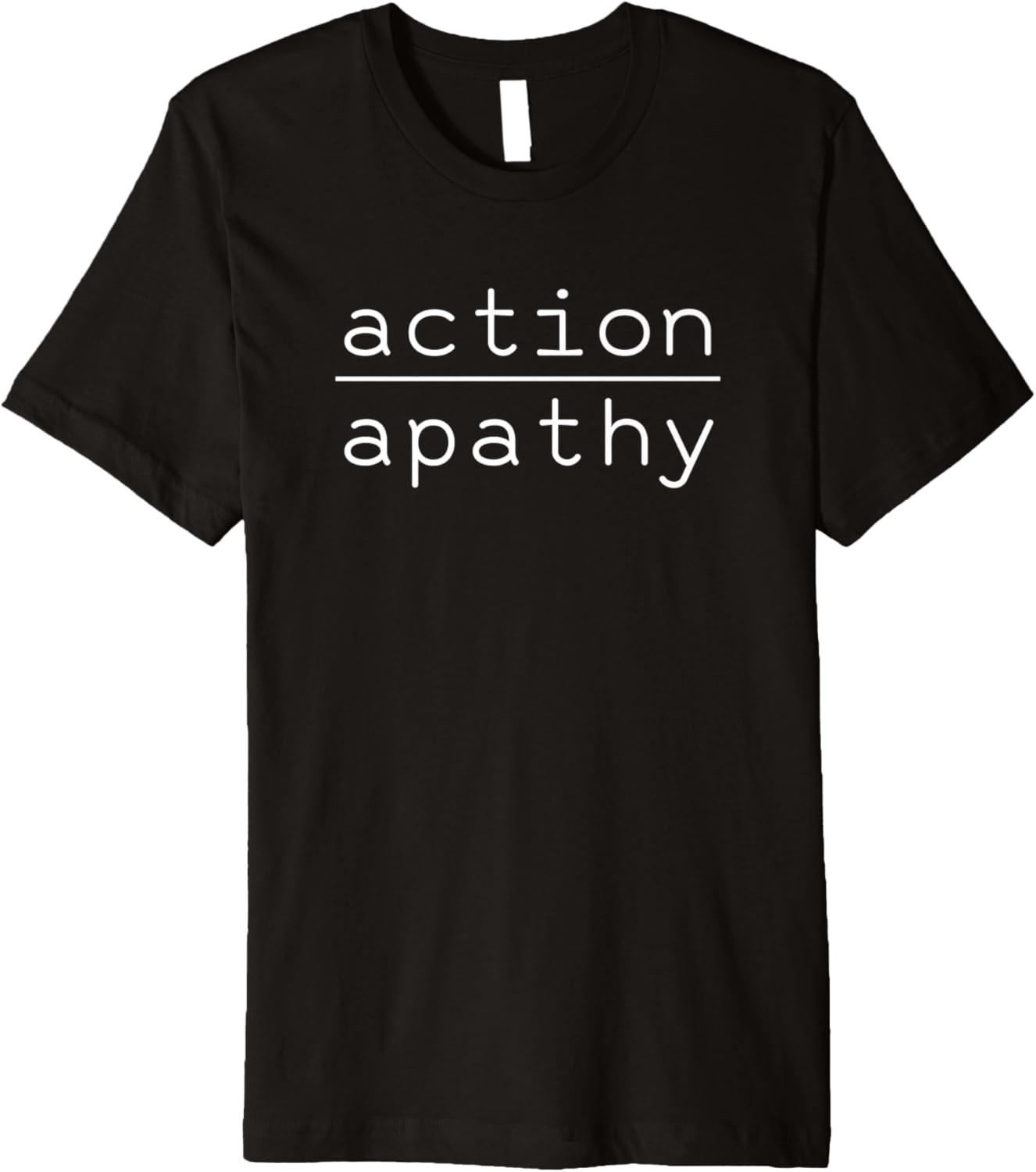 Action over Apathy Social Justice Voter Advocate Premium