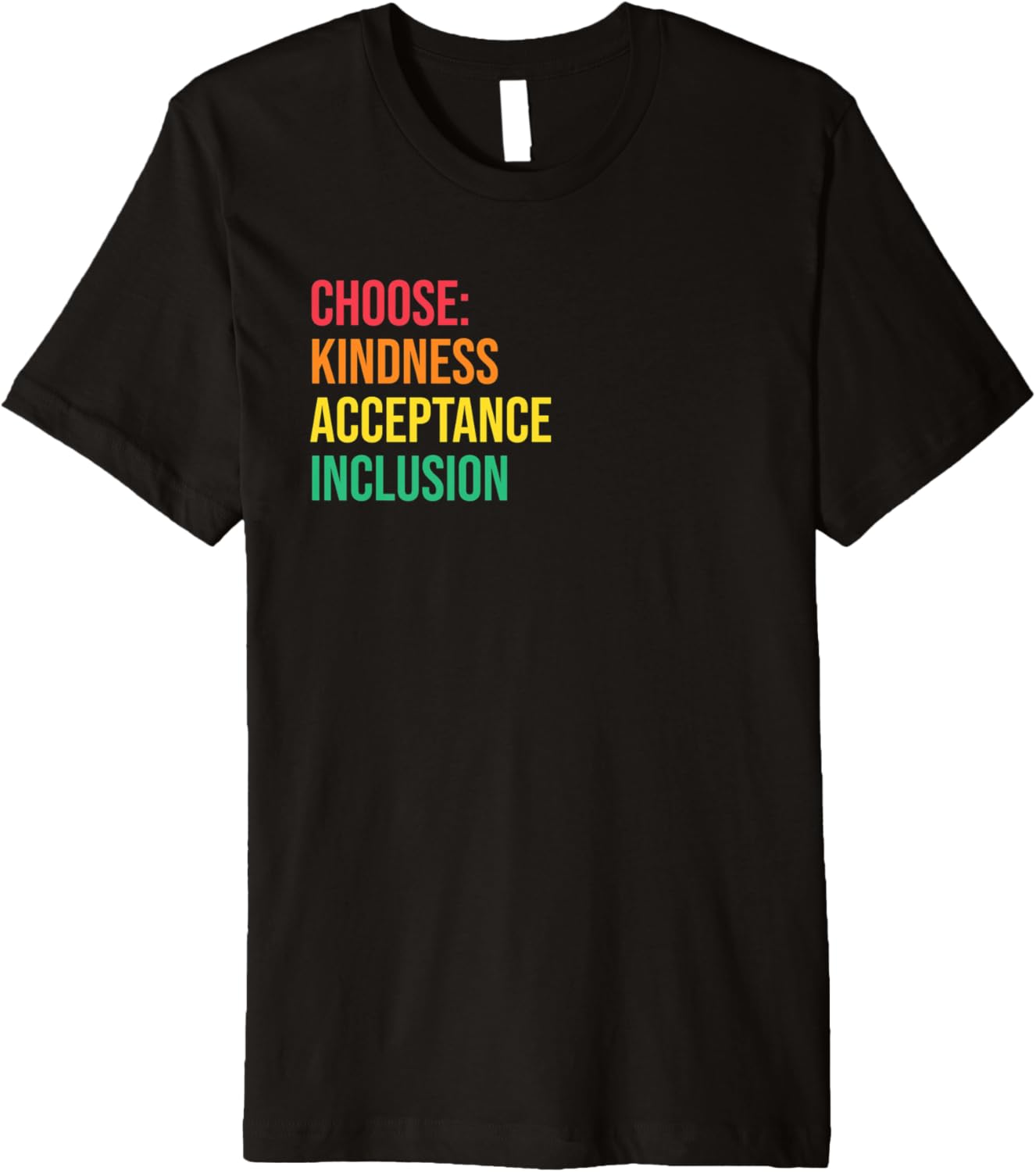 Choose Kindness Acceptance Inclusion Human Rights Premium