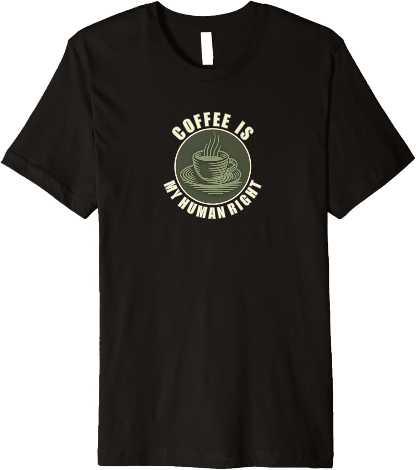 Coffee   Is my Human Right\/ Love coffee\/ Coffee cup\/ Fun Premium
