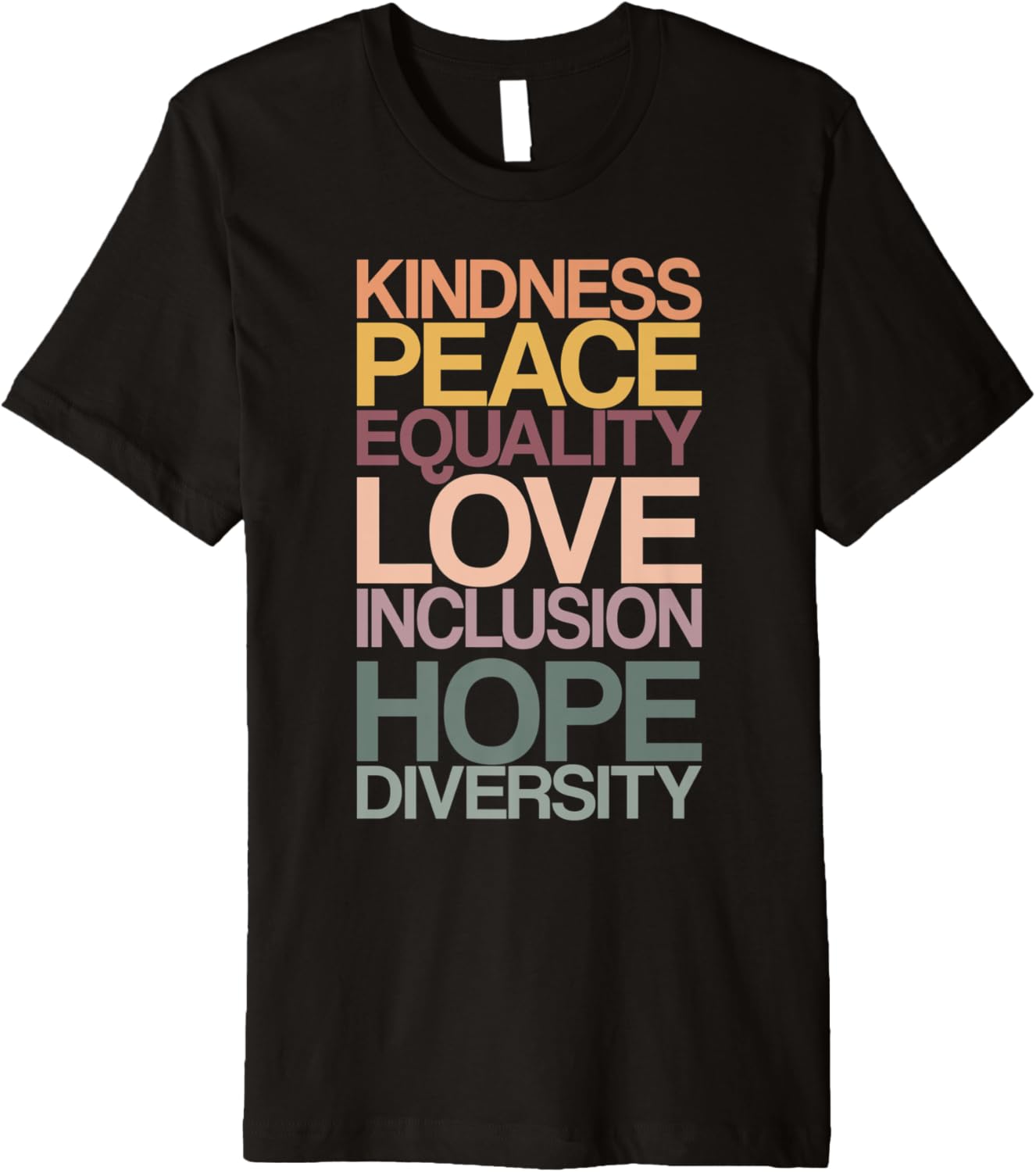 Boho Pastel Kindness Peace Hope Human Rights Social Justice Premium