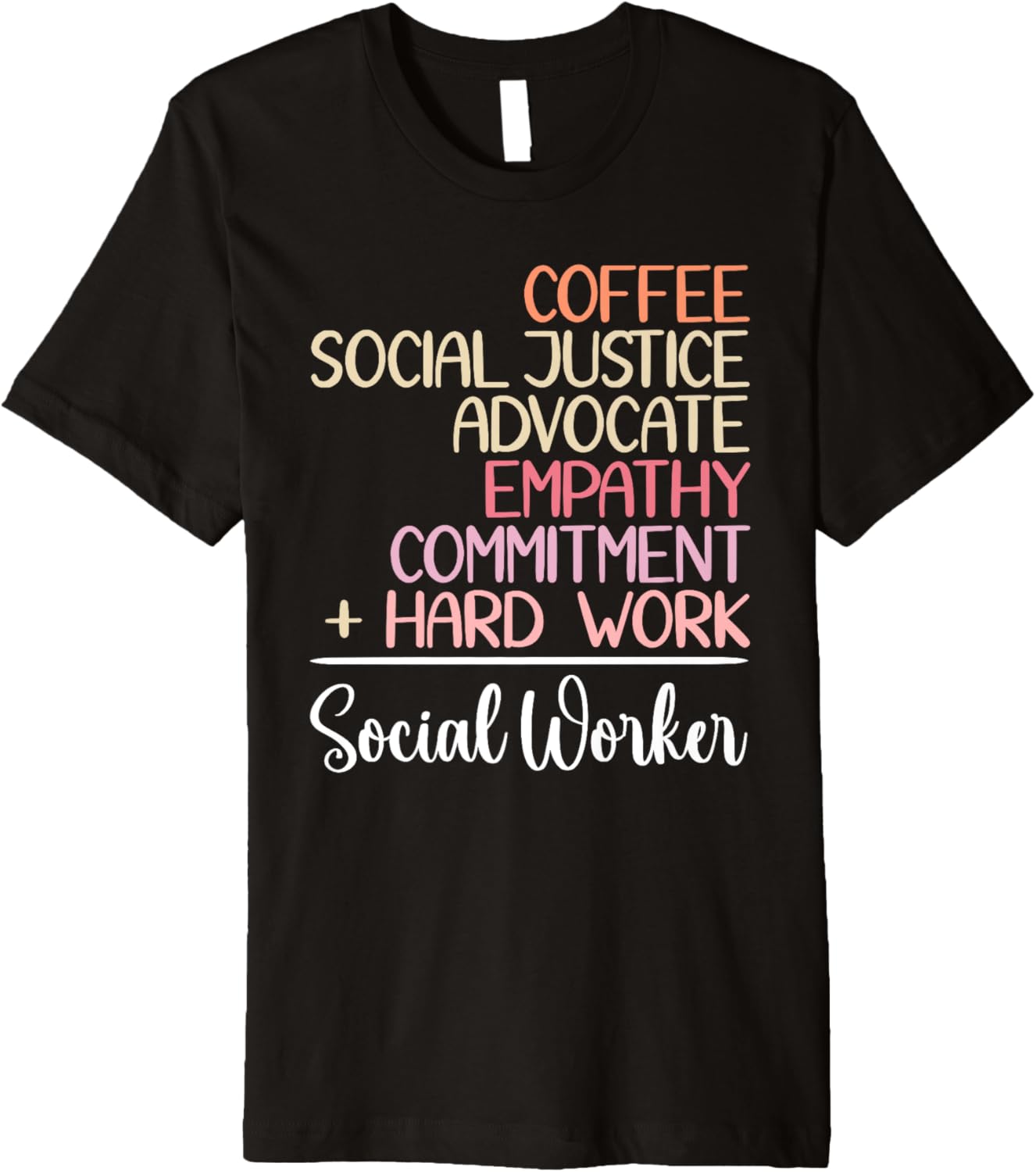 Coffee Social Justice Advocate, Cute Social Worker Premium