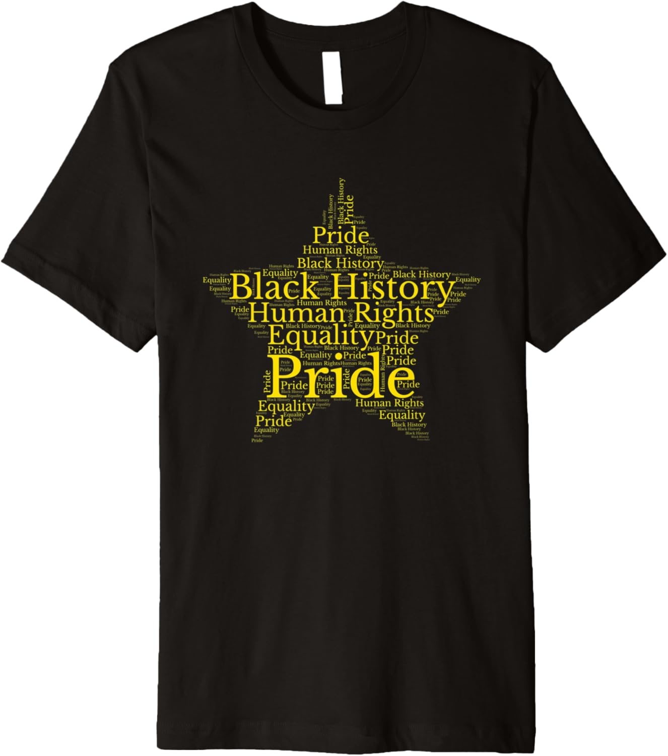 Black History Month Human Rights Pride Star Premium