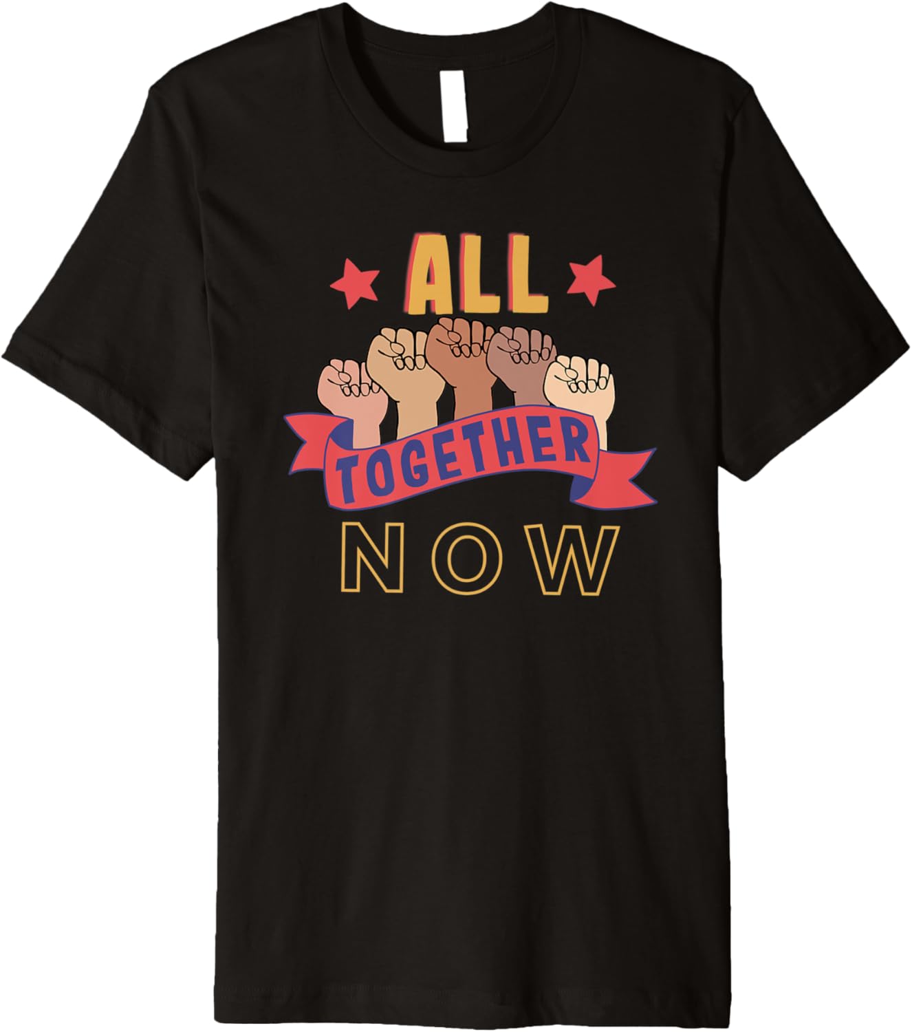 All Together Now Inclusion Equality Social Justice Shirt Premium