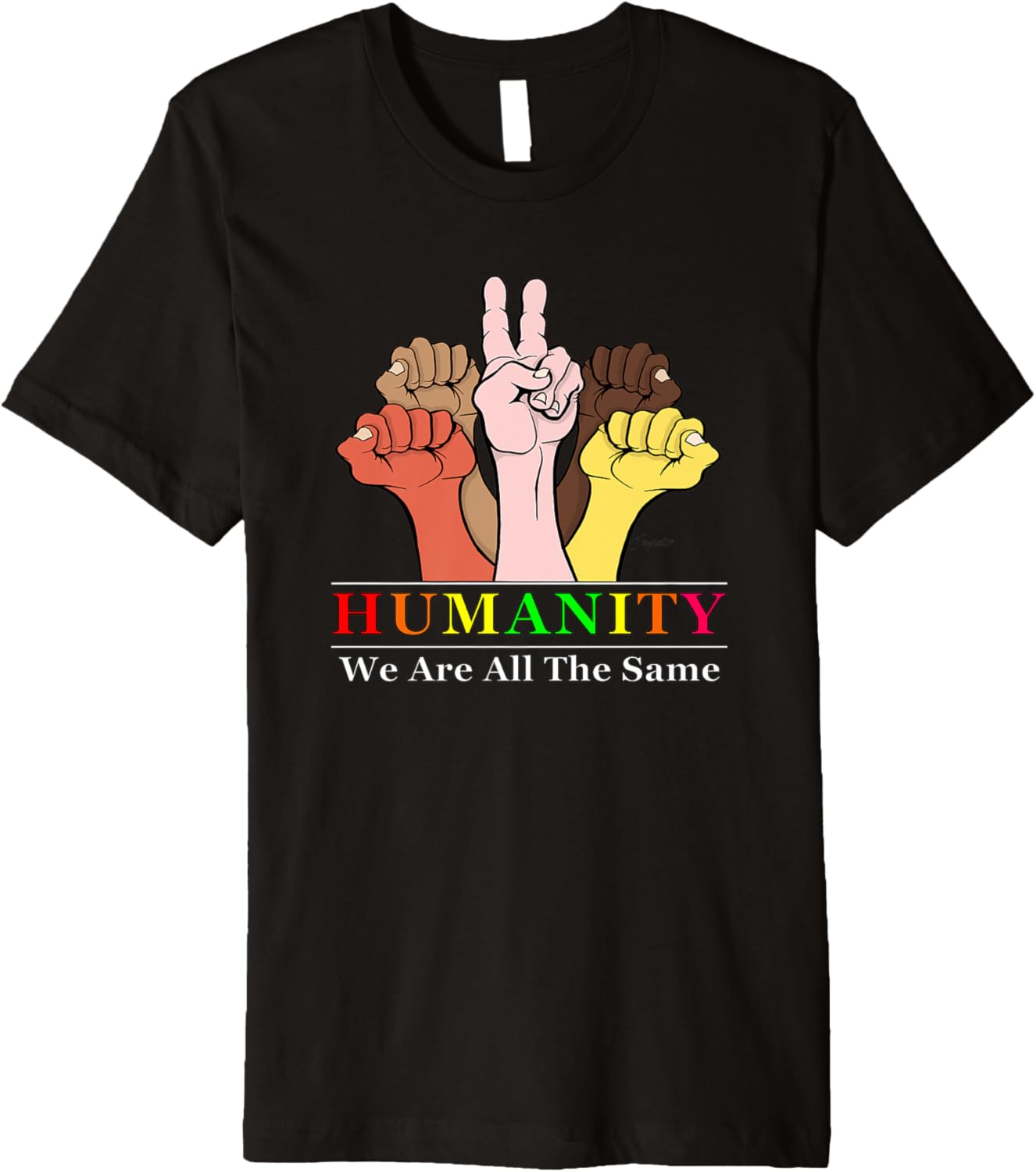 Anti Racism Equality Human Rights HUMANITY Premium