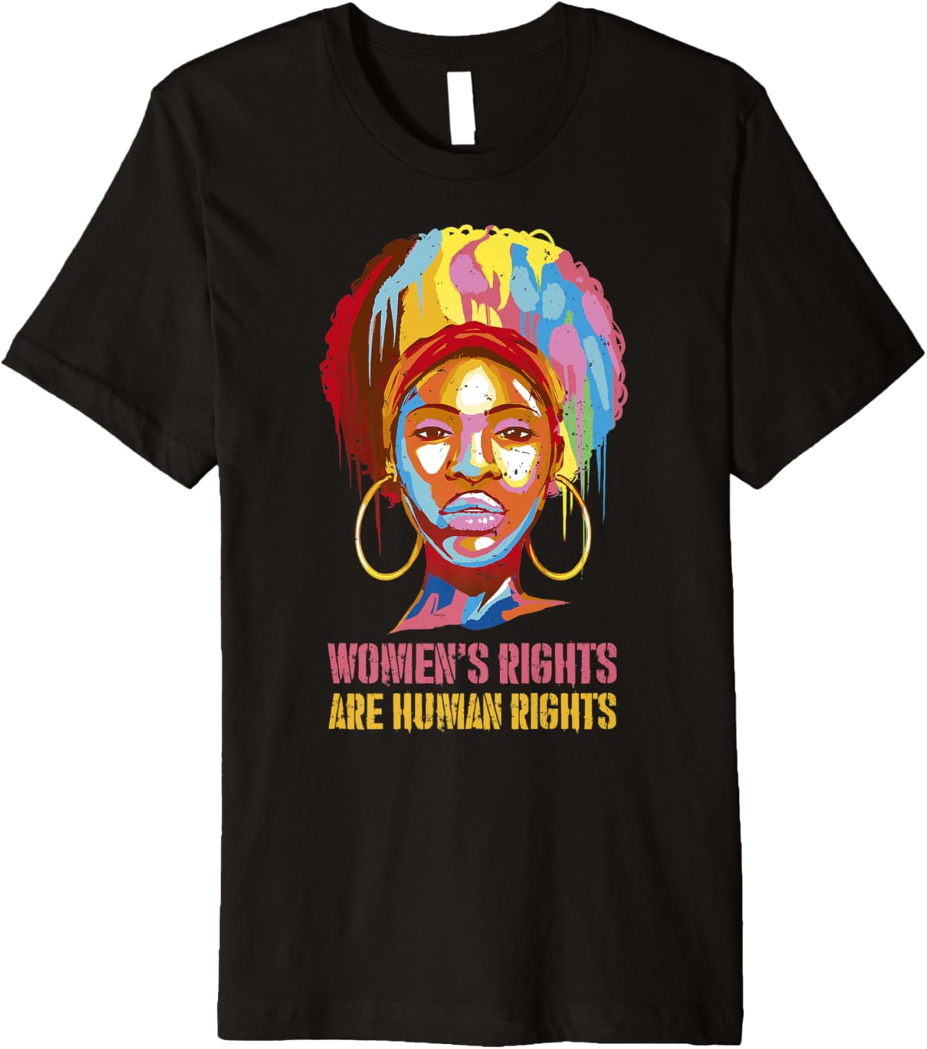 Black Woman Women's Rights are Human Rights Pro Choice Premium