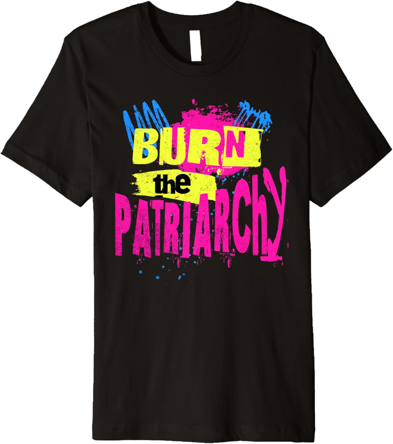 Burn the Patriarchy Retro 80s Protest Vintage Social Justice Premium