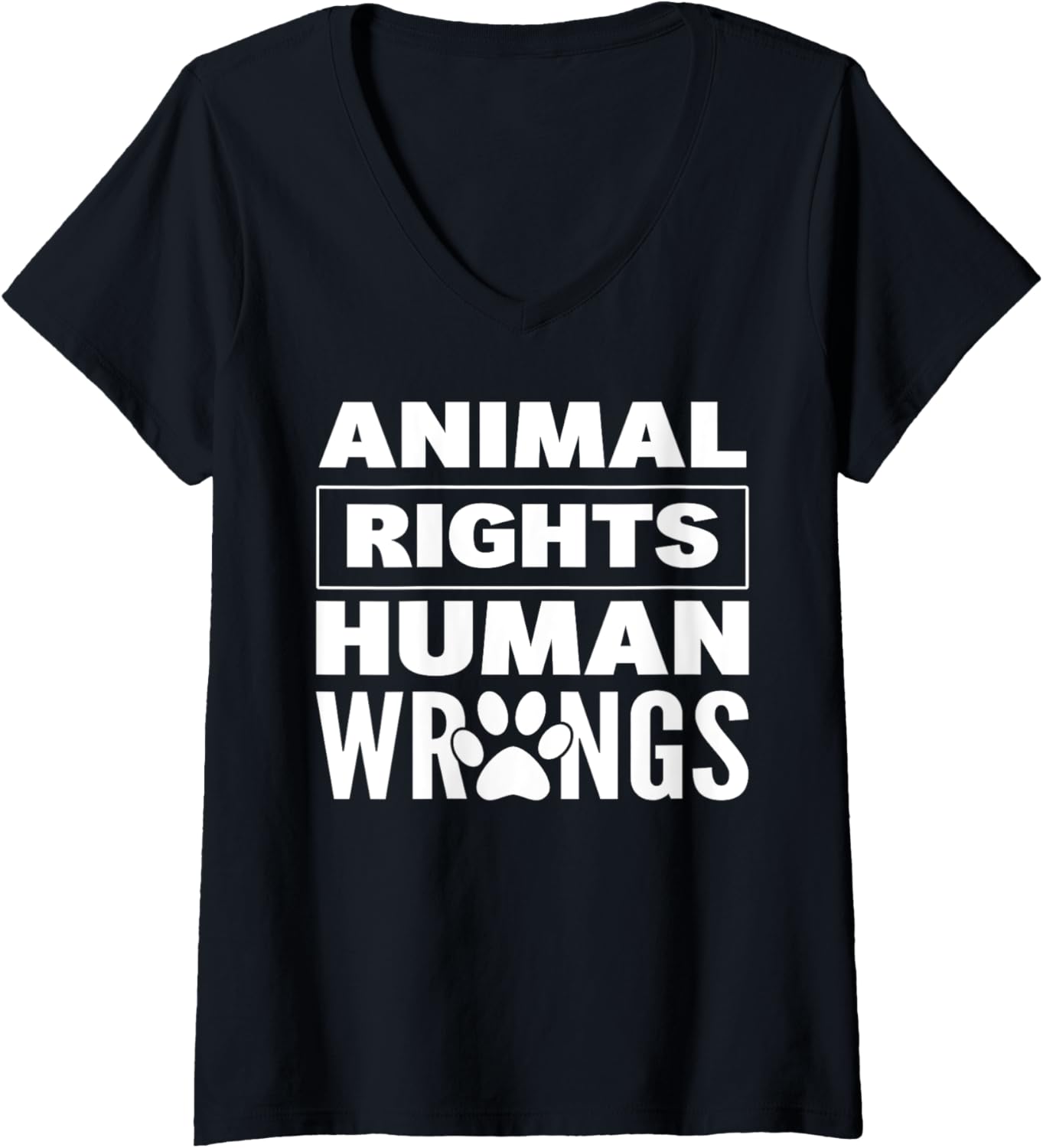 Animal Rights Human Wrongs Veganism V Neck