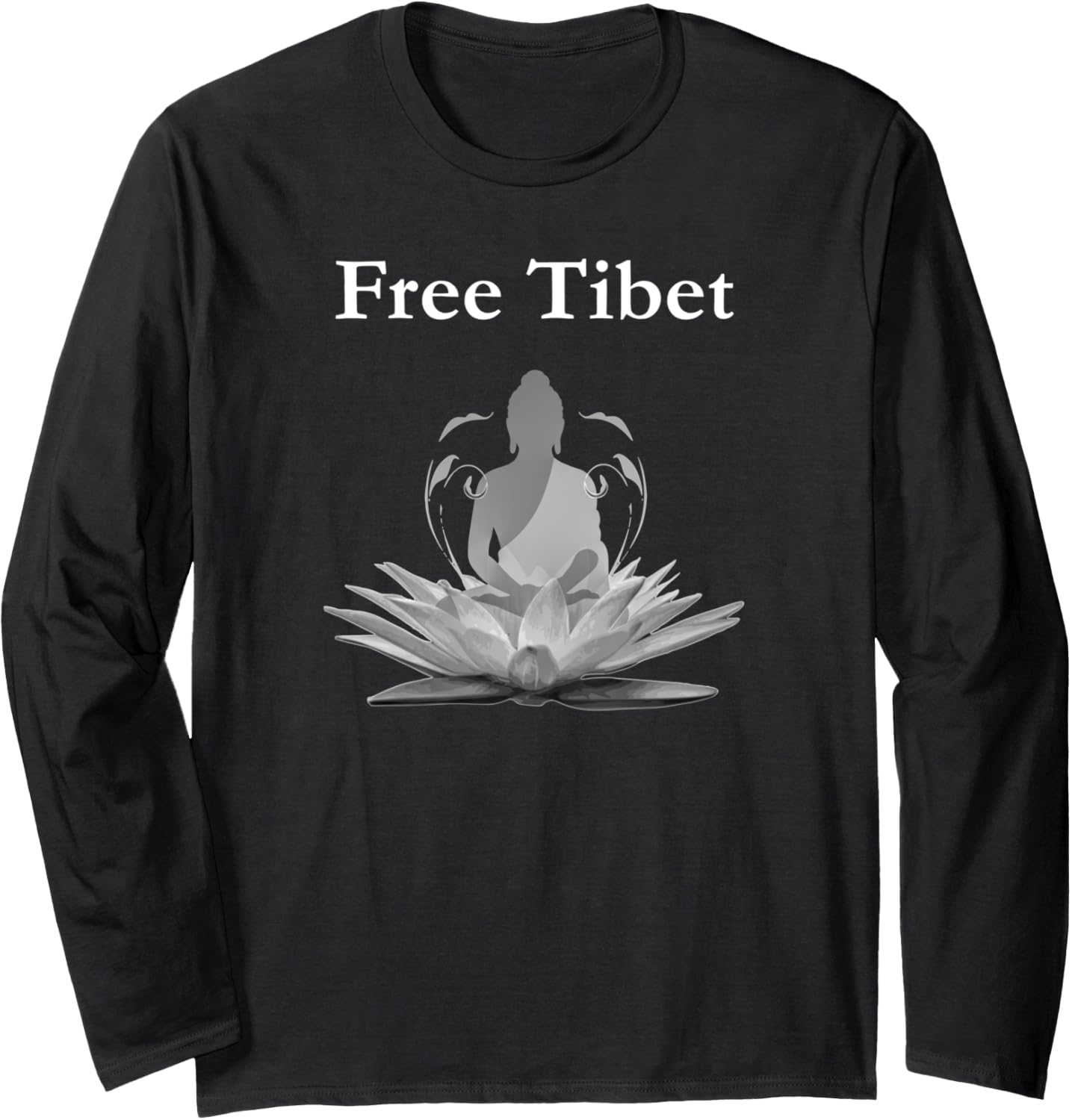 Free Tibet Movement Human Rights Activist Long Sleeve