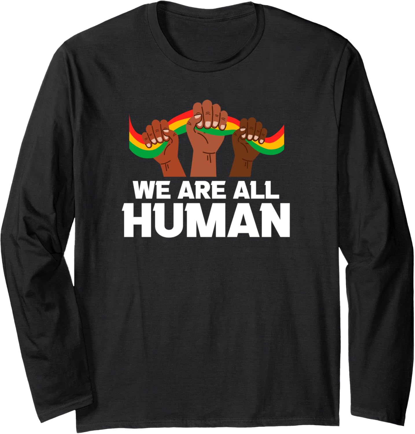 African American Human Rights Movement Black History Month Long Sleeve