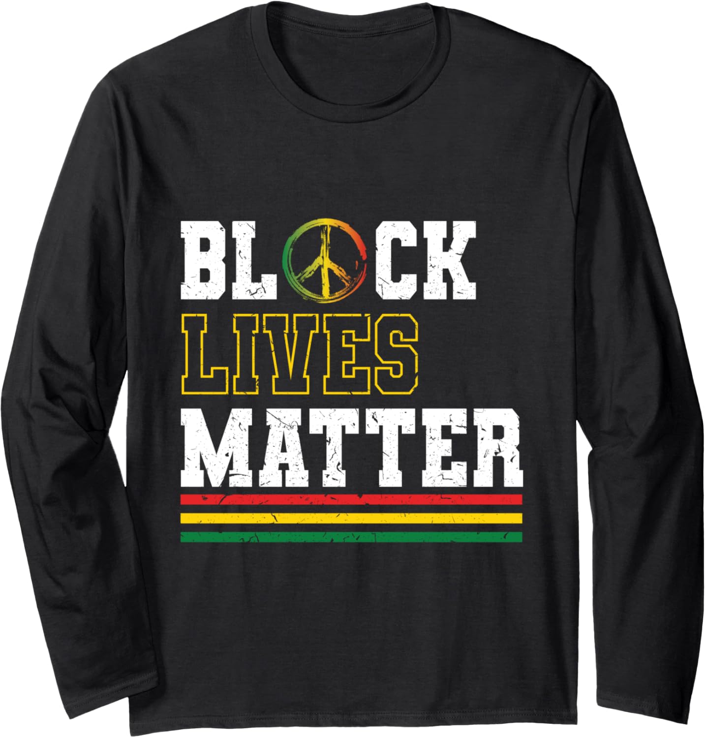 Black lives matter stop racism human rights Long Sleeve