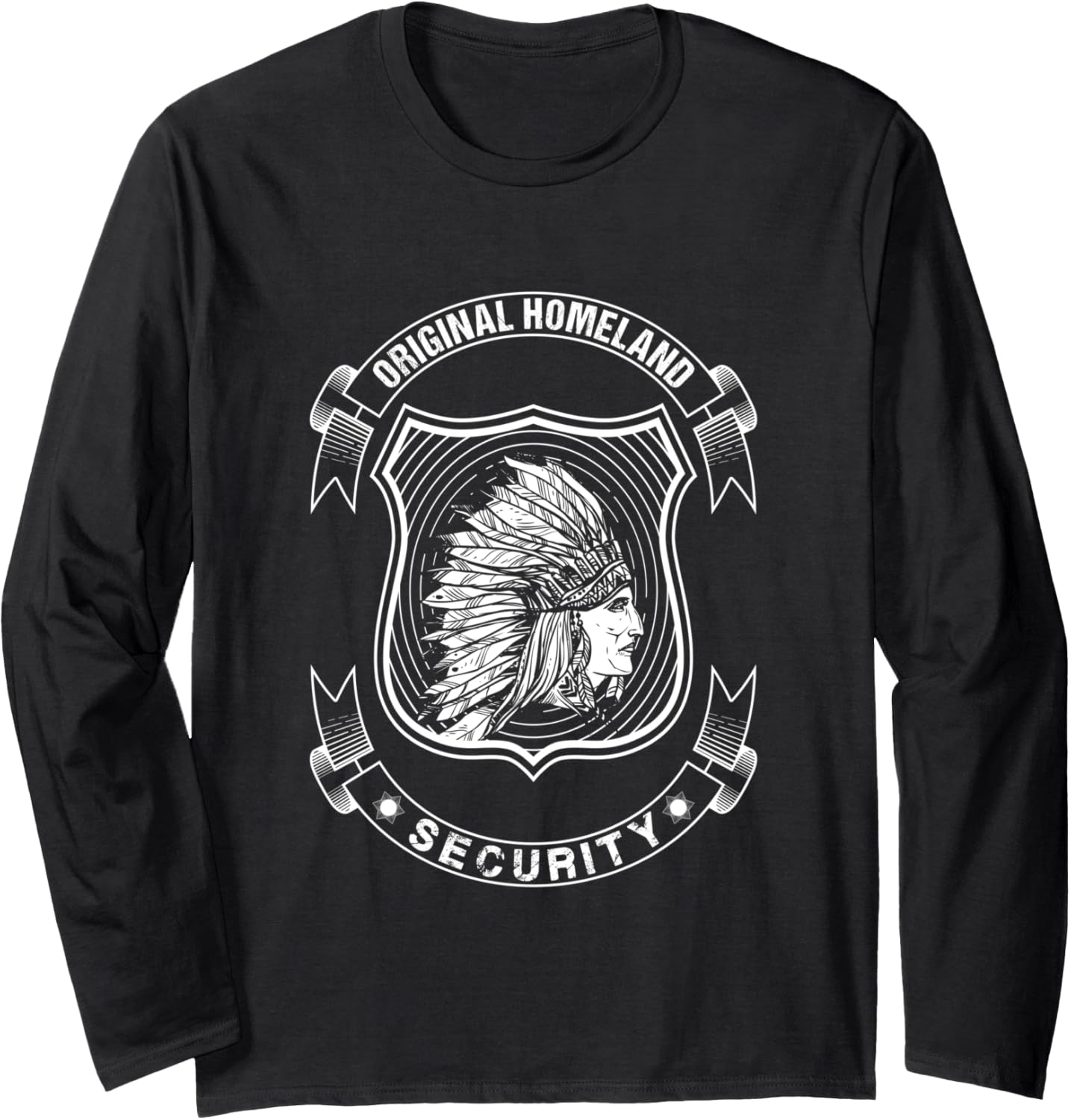 Border Wall Immigration Human Rights Native American Long Sleeve