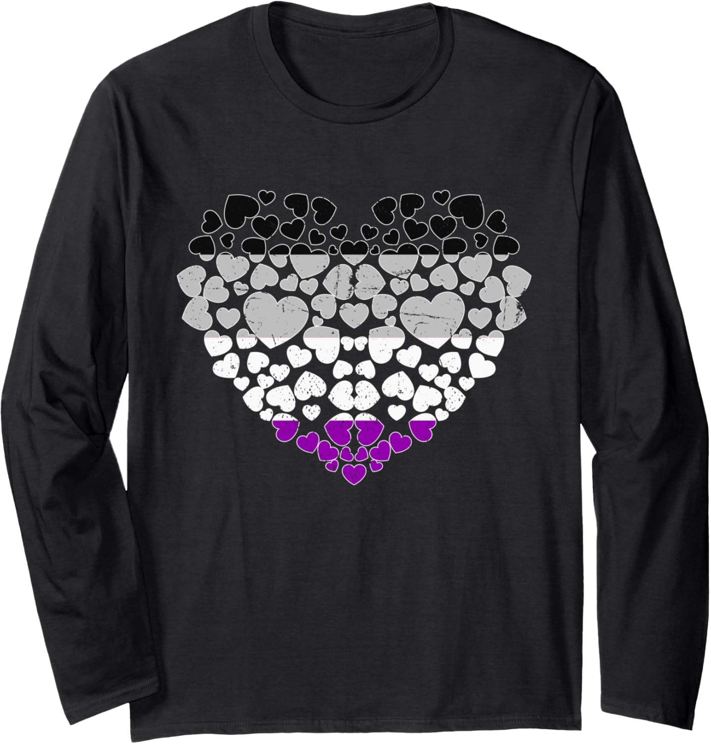 Asexual Heart Human Rights Ace Pride Month LGBT Asexual Long Sleeve