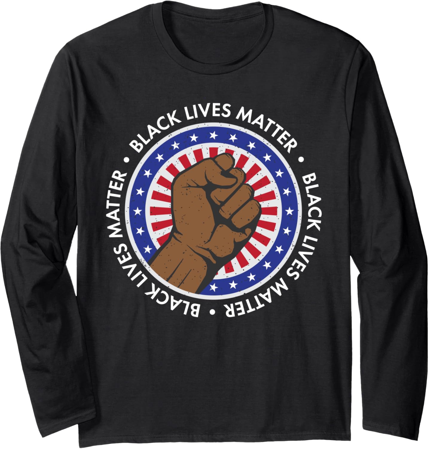 African American Black Pride Fist Voter Social Justice Long Sleeve