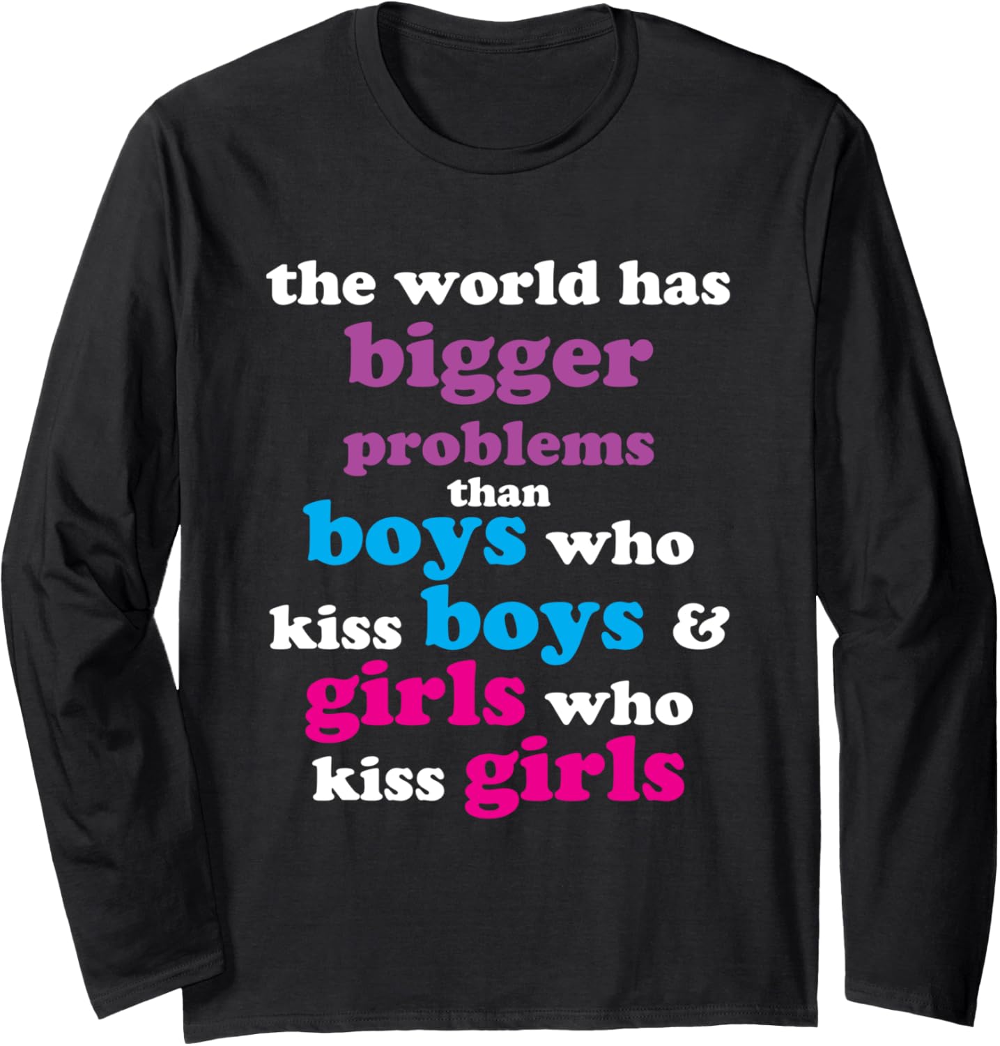 Boys Who Kiss Boys And Girls Who Kiss Girls Social Justice Long Sleeve