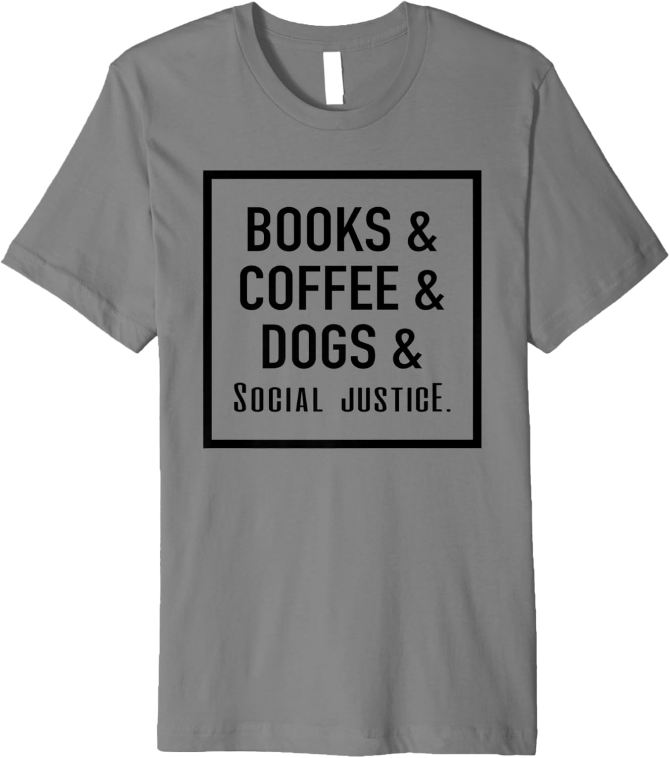Coffee Books Dogs Social Justice Book Lover Gift, Reading Premium