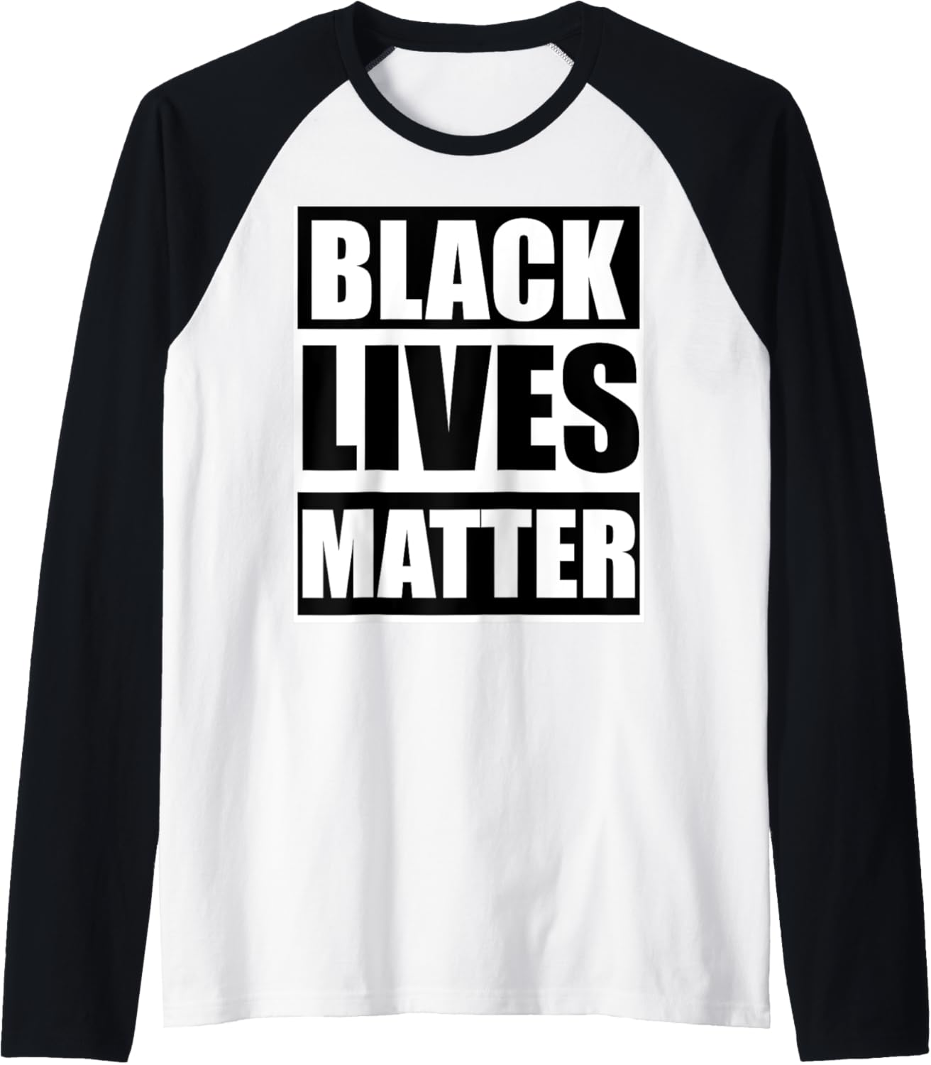 Black Lives Matter Social Justice Raglan Baseball Tee