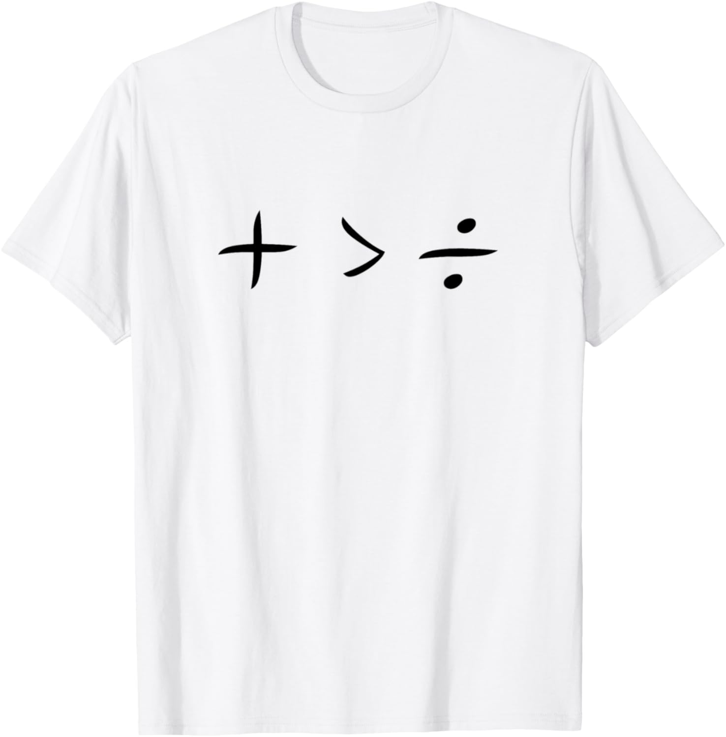 Addition Is Greater Than Division Black