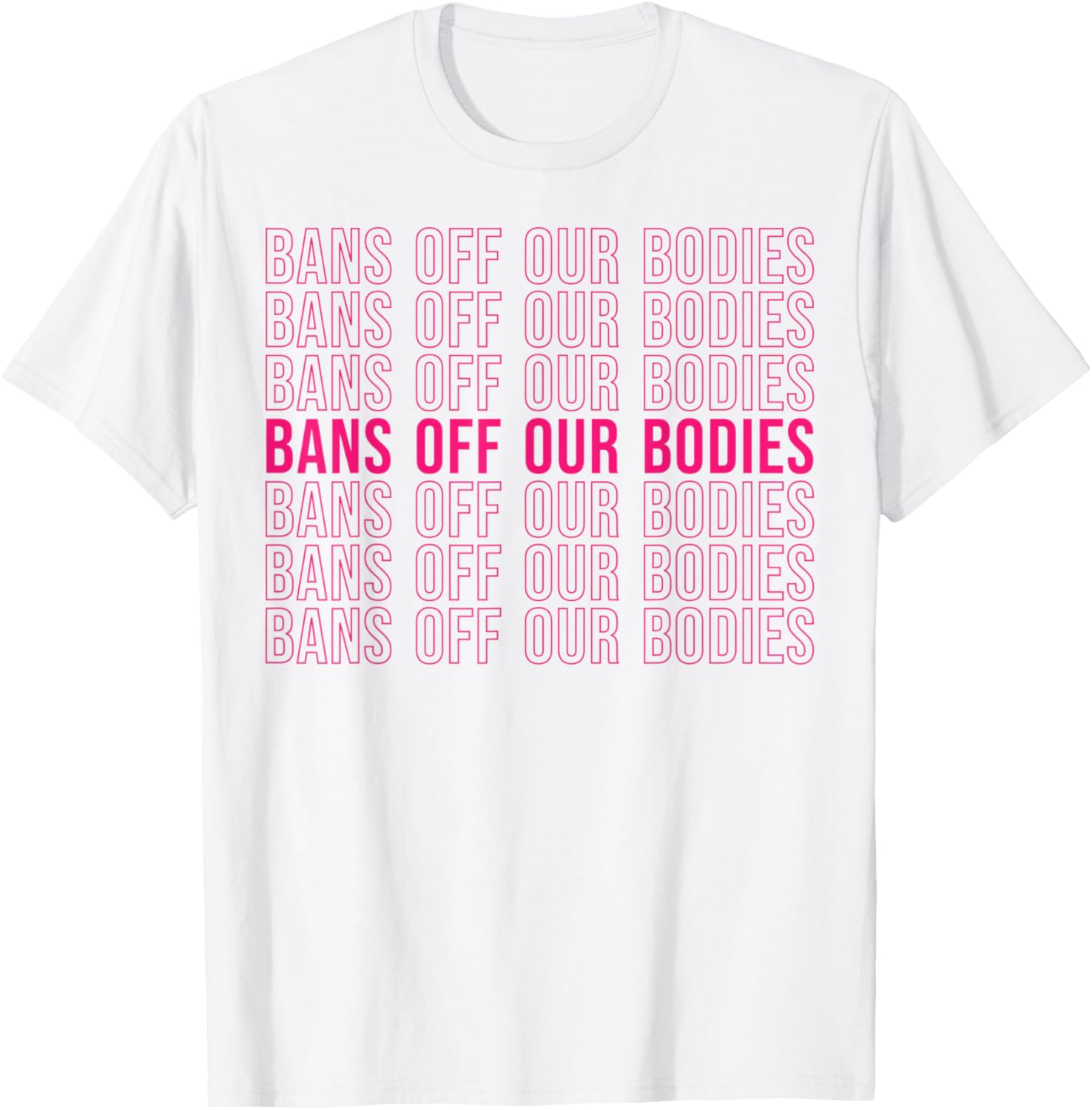 Bans Off Our Bodies Repeat Text Social Justice Pro Choice
