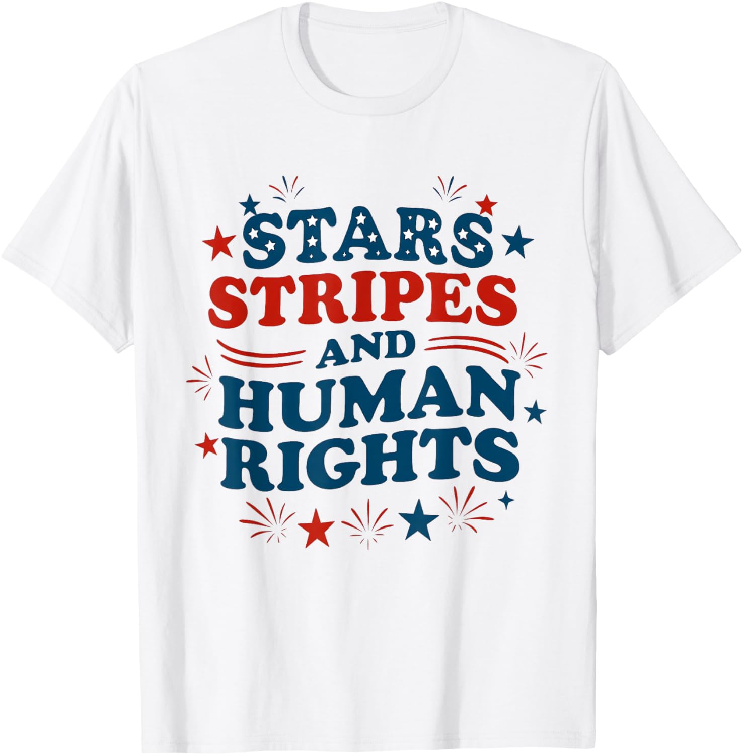 4th of July Stars Stripes & Human Rights Women's Rights
