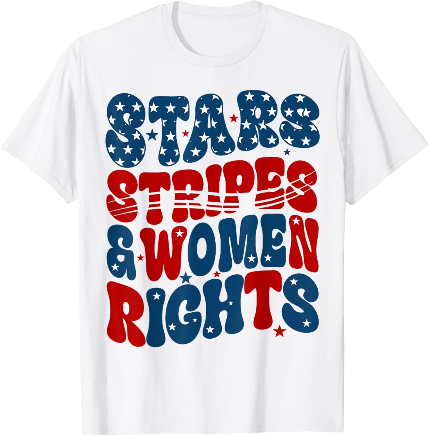 4th of July Stars Stripes And Human Rights Women's Rights