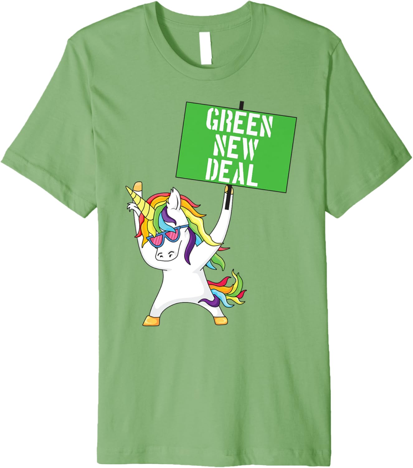 AOC Green New Deal Unicorn Justice Human Rights Activist Dnc Premium