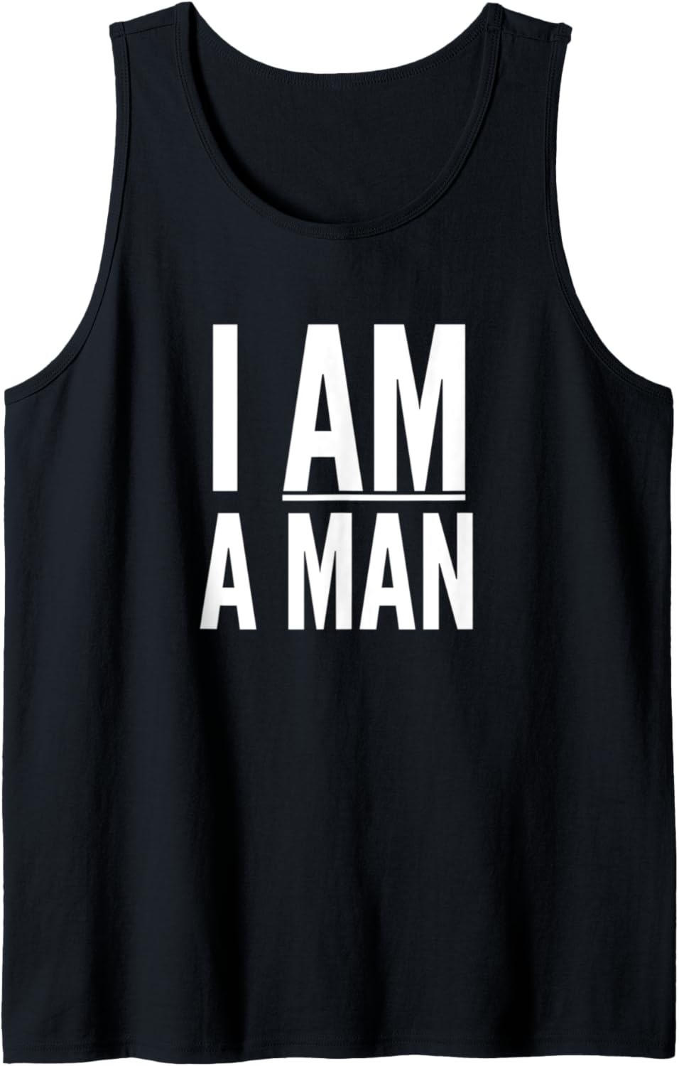 Mens I Am A Man 1960s Civil Rights Social Justice Protest Tank Top