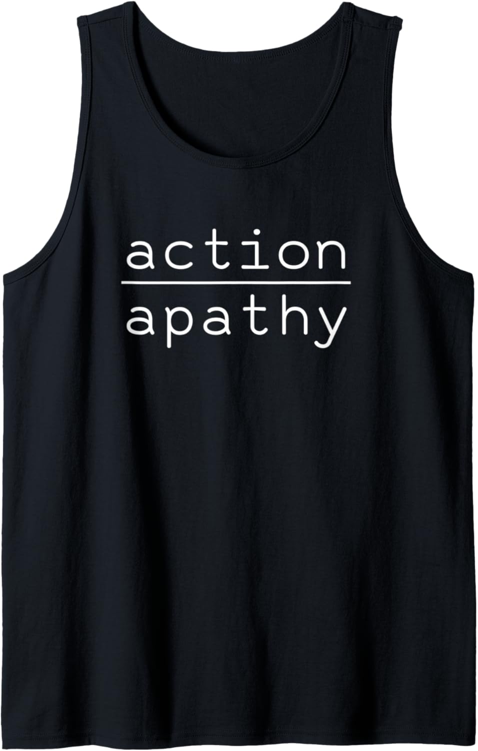 Action over Apathy Social Justice Voter Advocate Tank Top