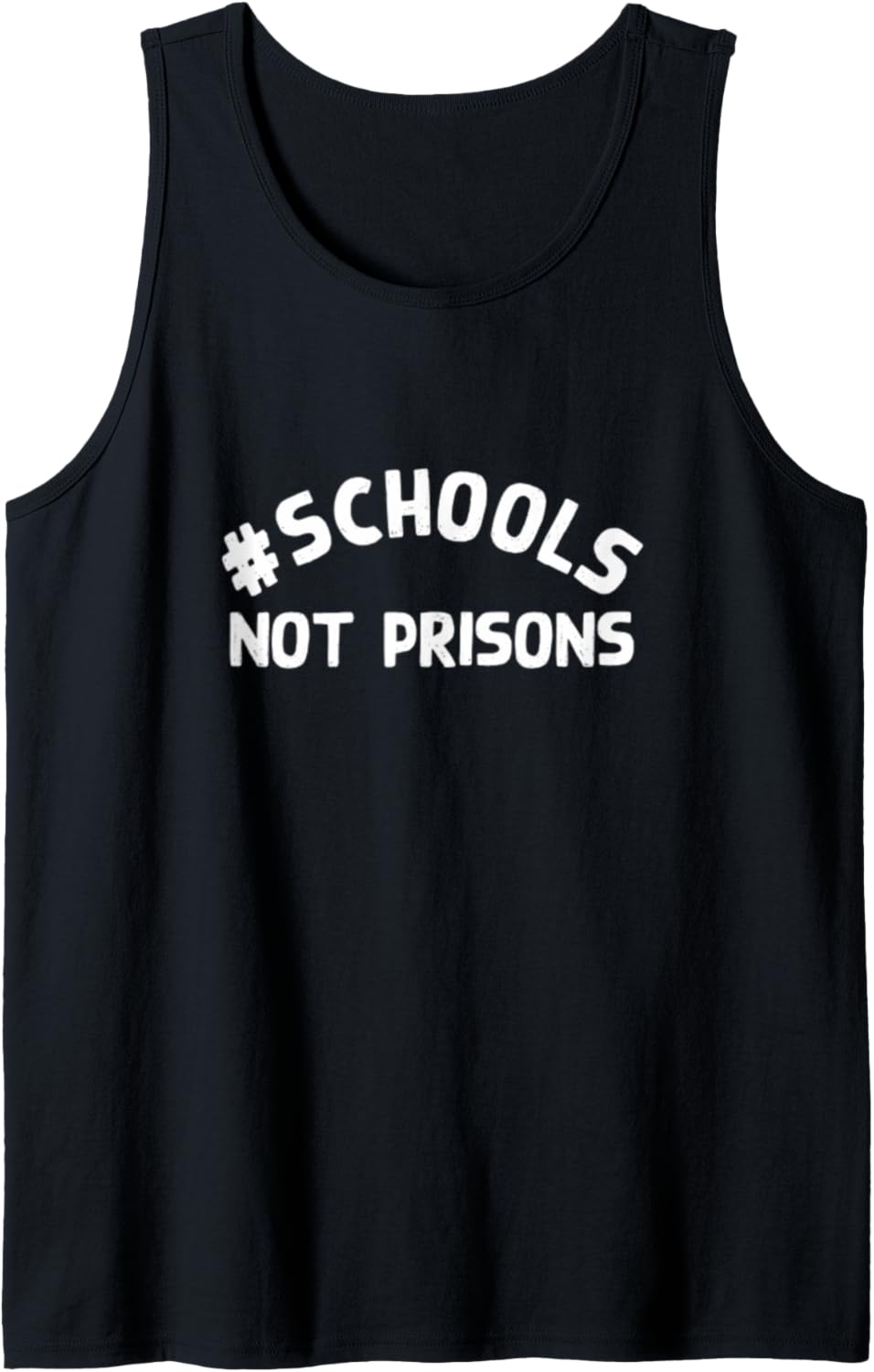 Build Schools Not Prisons Education Reform Social Justice Tank Top