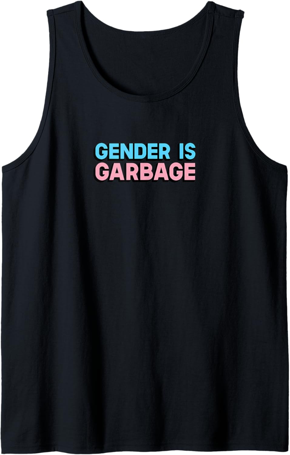 Gender Is Garbage Transgender Trans Human Rights LGBTQ Tank Top