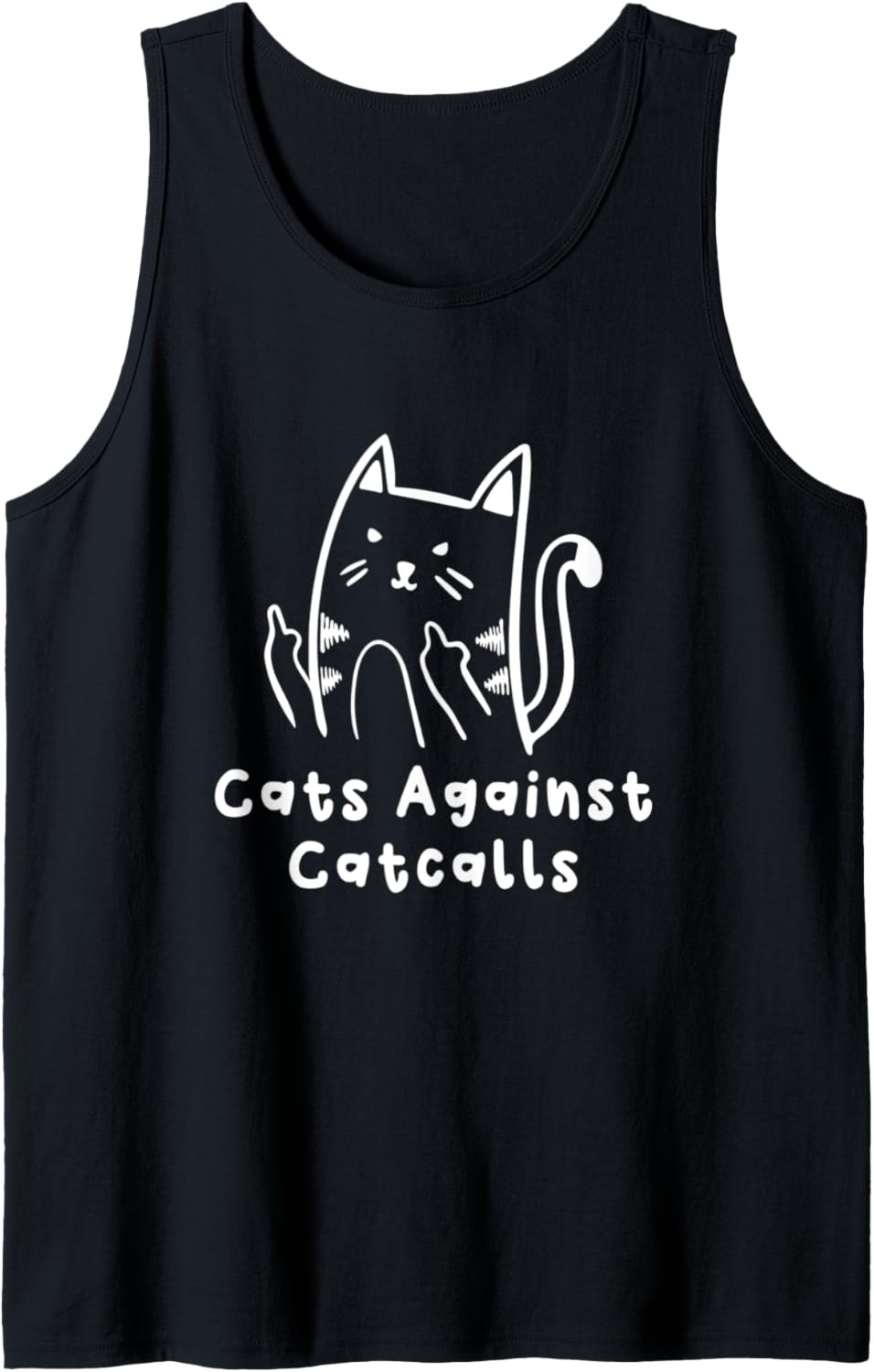 Cats Against Catcalls Feminist Womens Rights Social Justice Tank Top