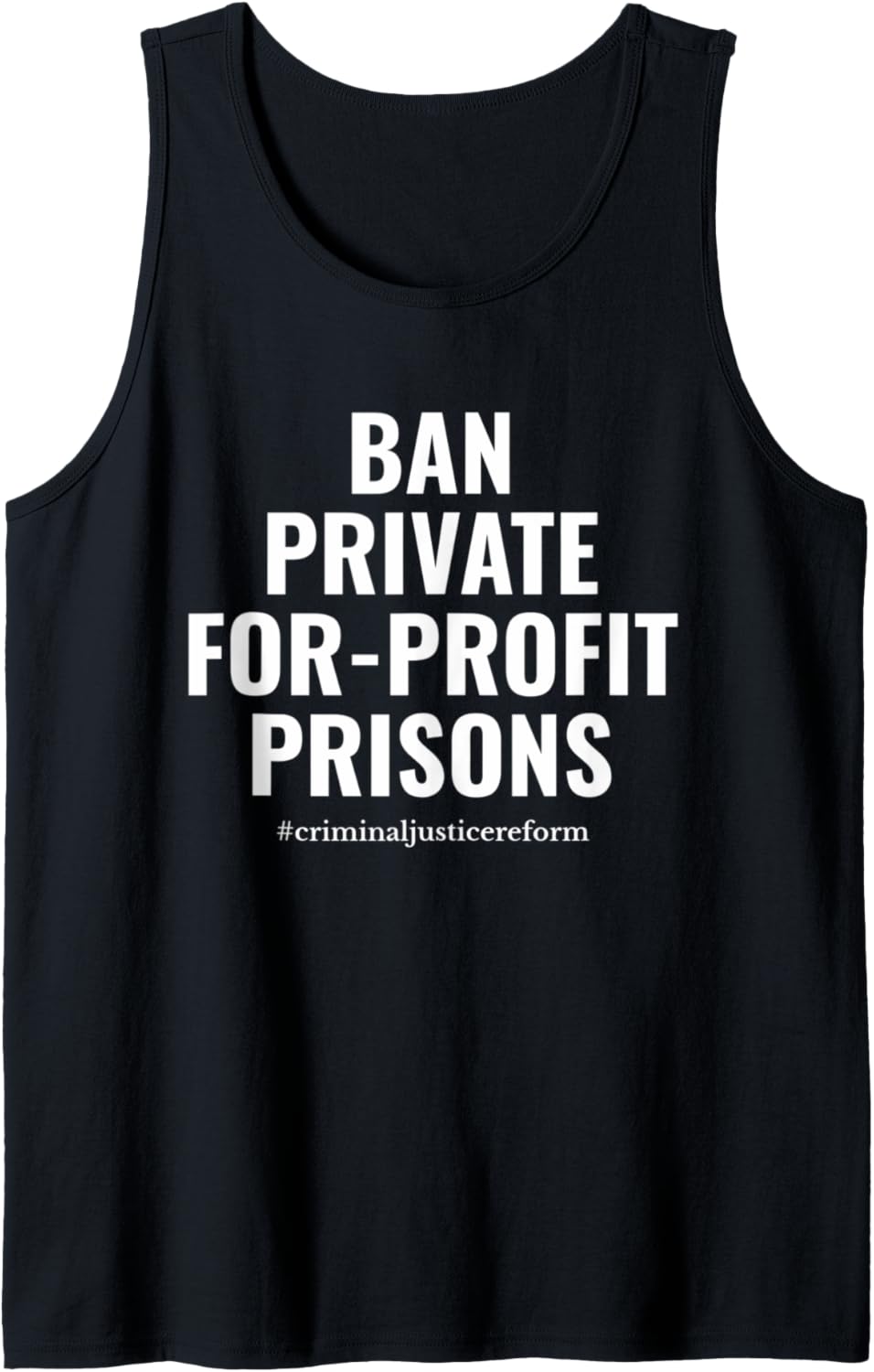 Ban Private For Profit Prisons Prison Reform Social Justice Tank Top