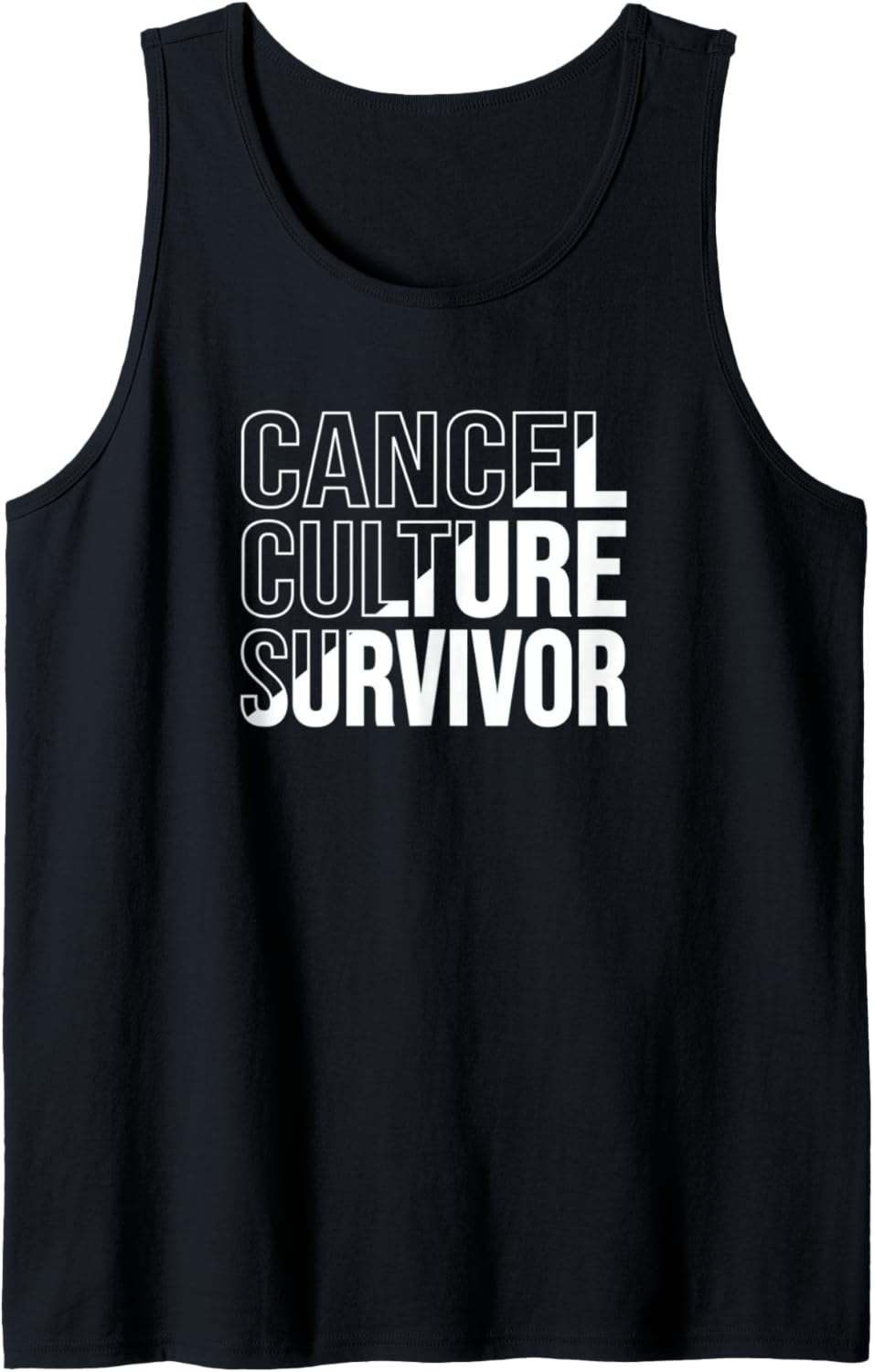 Cancel Culture Survivor Cancelled Social Justice Meme Funny Tank Top