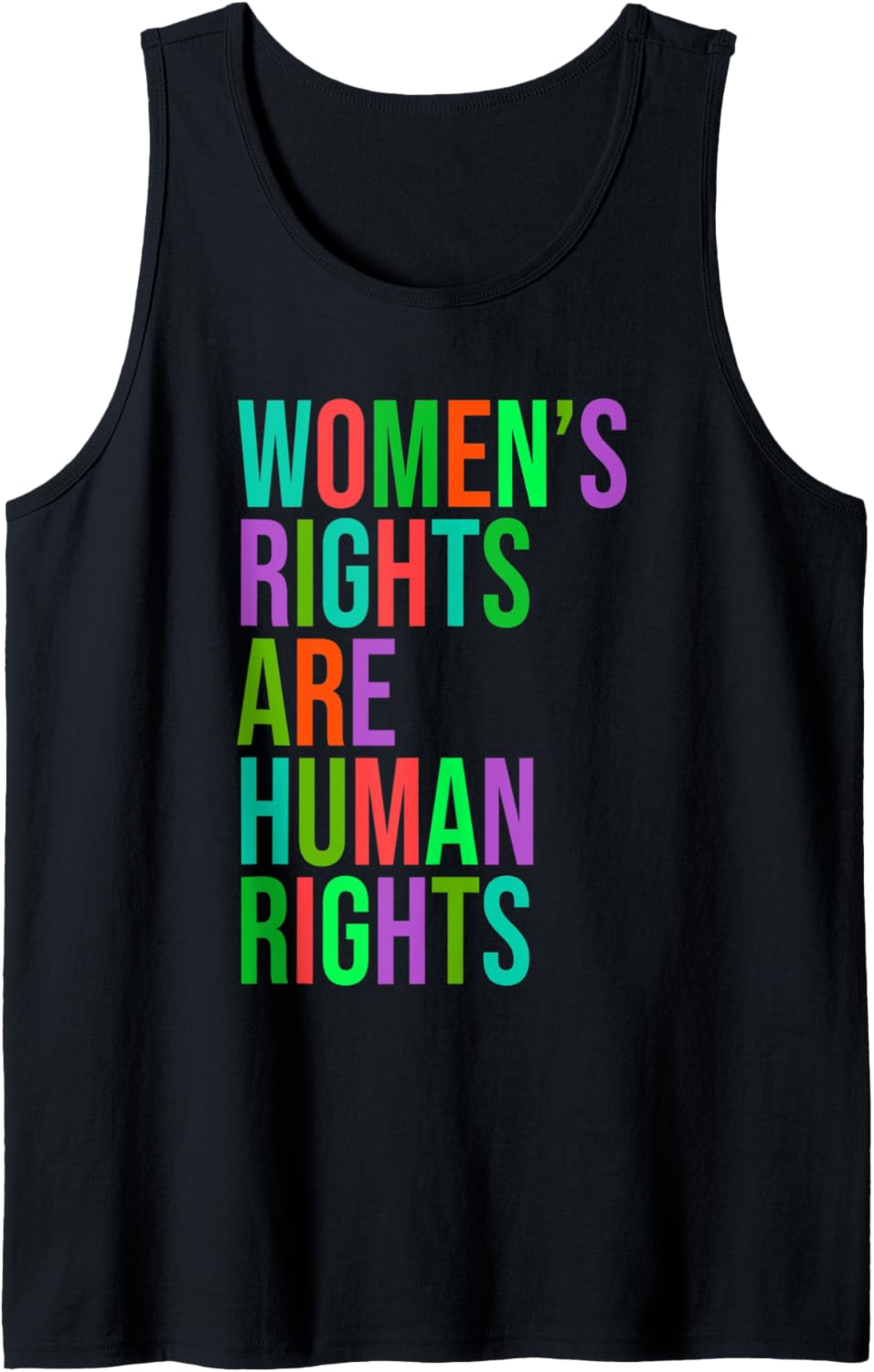 "Women's Rights Are Human Rights" Pro Choice Social Justice Tank Top