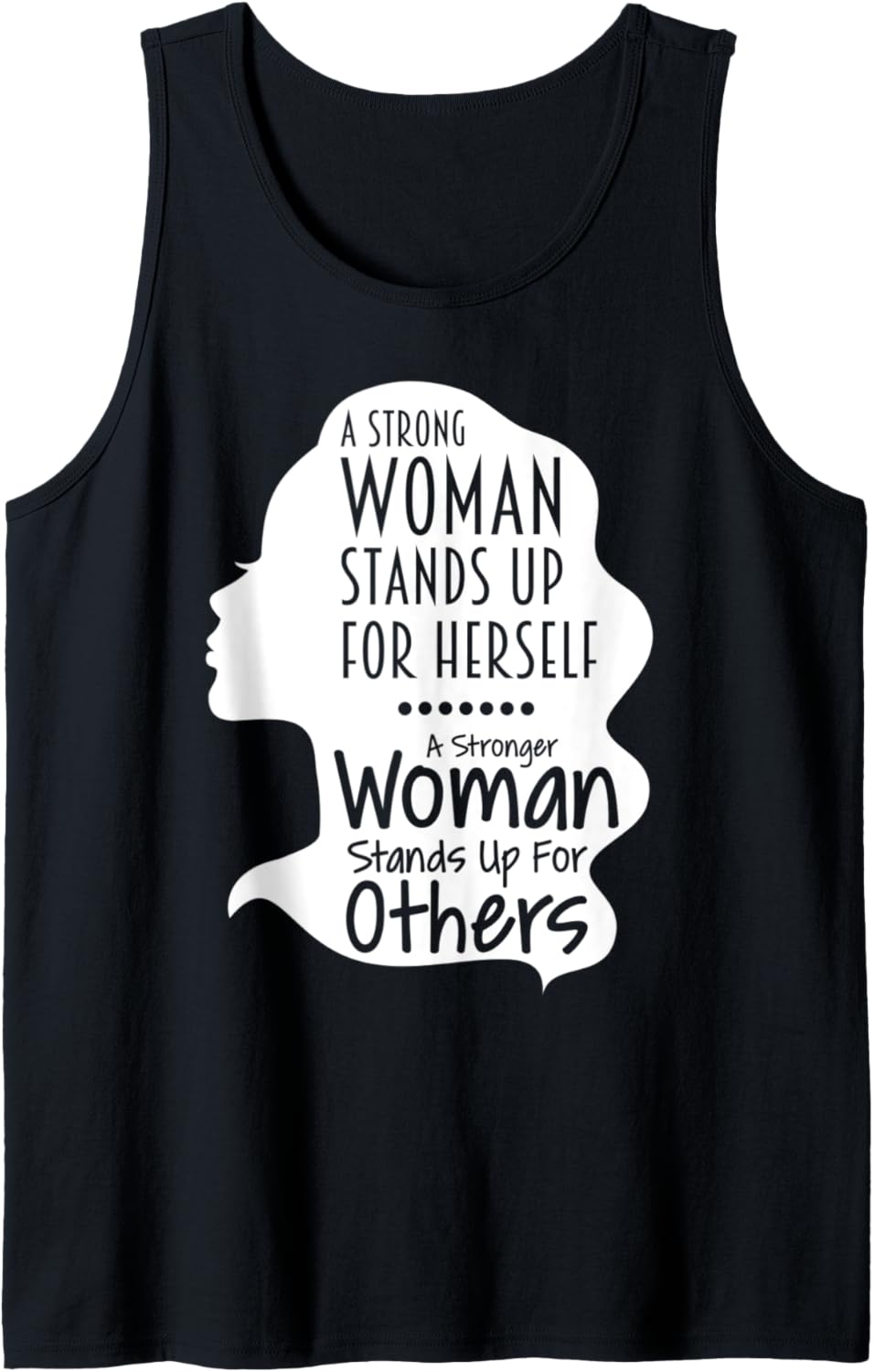 A Strong Woman Defends Social Justice for Black Injustice Tank Top