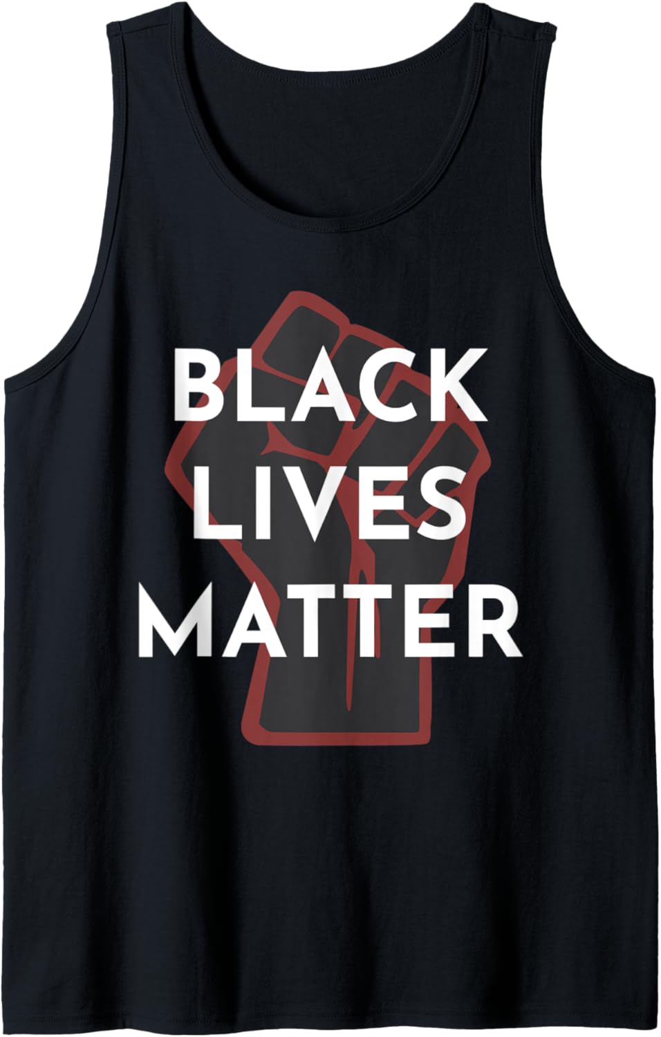 Black Lives Matter Red Fist | BLM Social Justice Tank Top