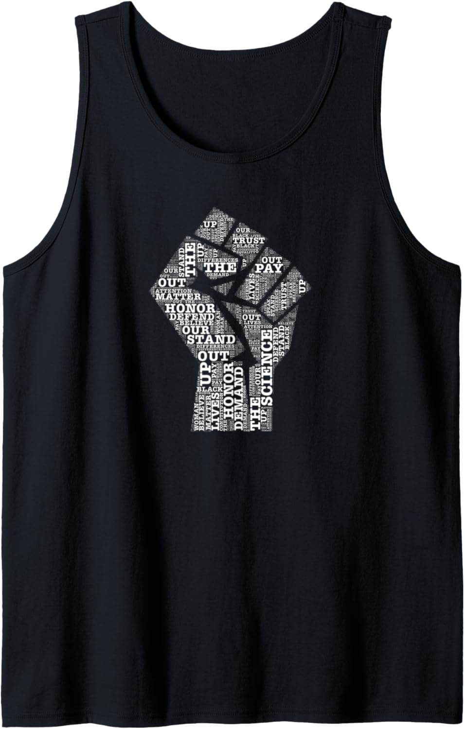 Clenched fist as the symbol of the defense of human rights Tank Top