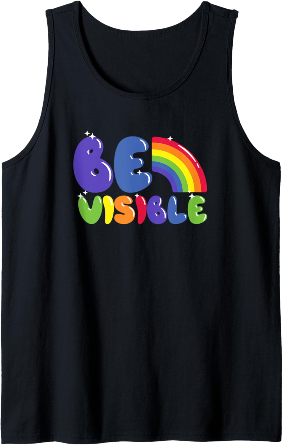 Be Visible LGBTQIA Equality Social Justice Tank Top