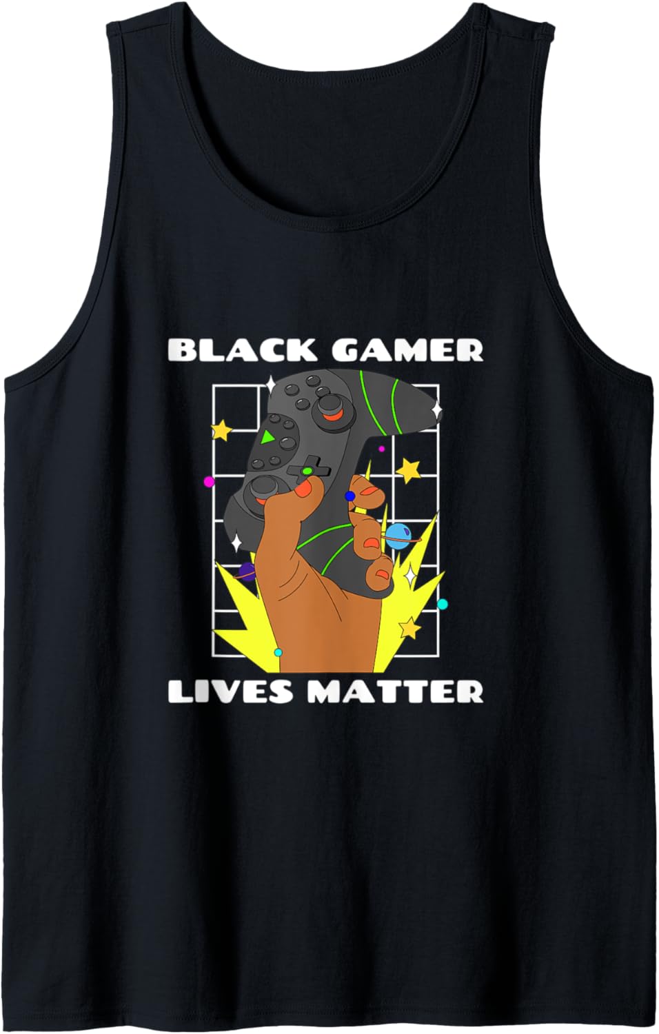 Black Gamer Lives Matters for Social Justice Tank Top
