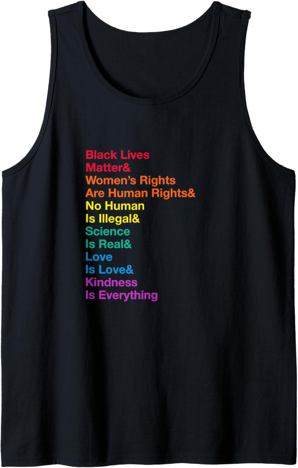 Black Lives Matter Women\u2019s Rights Are Human Rights English Tank Top