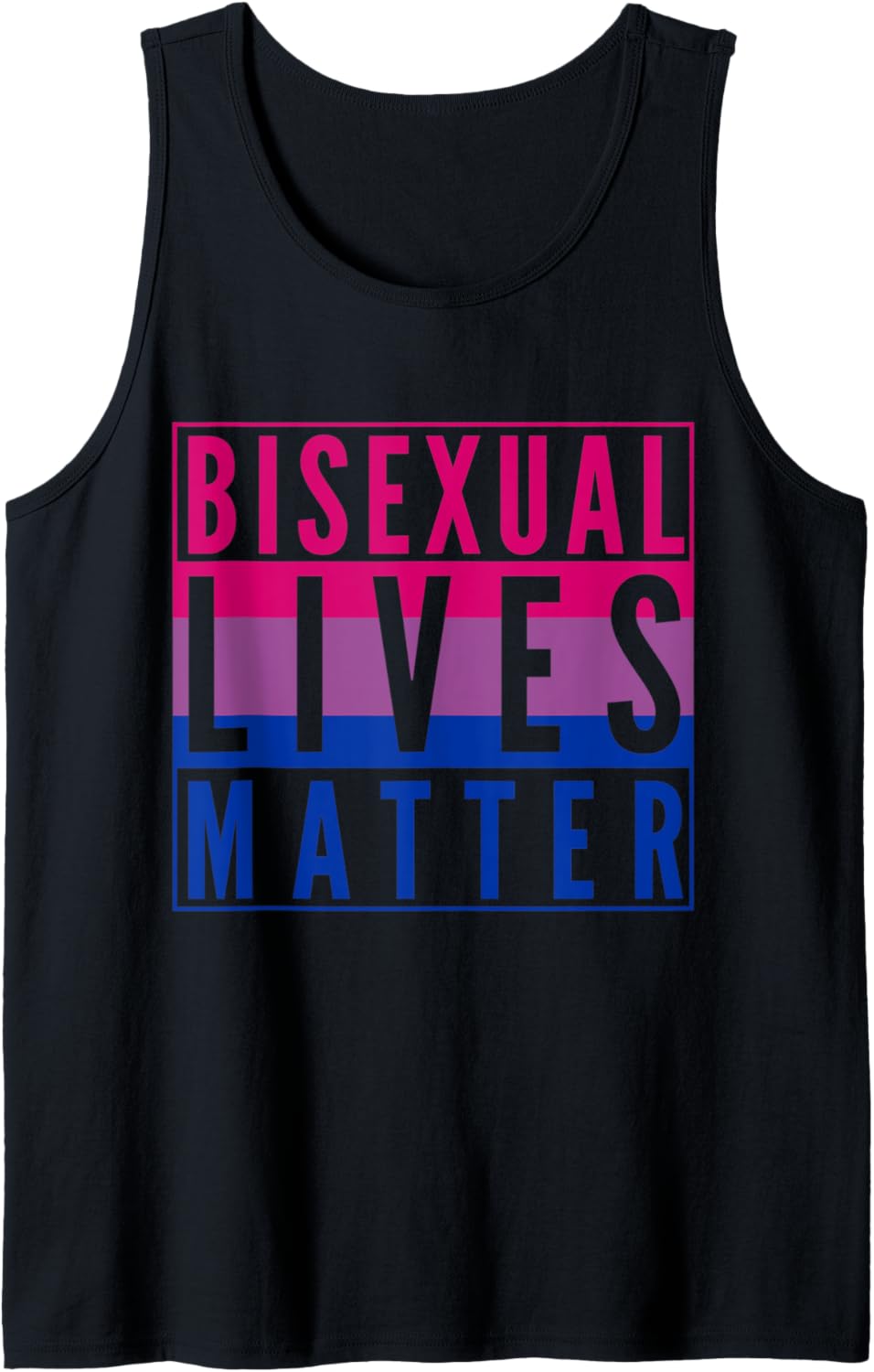 Bi Bisexual Lives Matter LGBT Gay Pride Social Justice Ally Tank Top