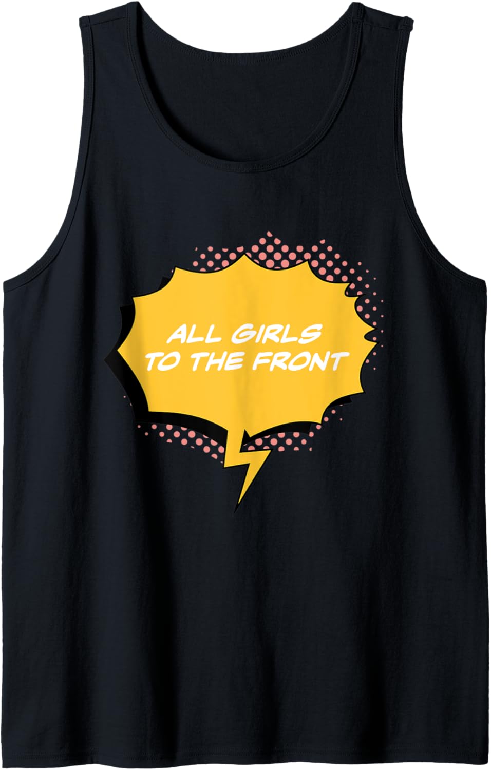 All Girls to the Front Women's Human Rights March Retro Tank Top