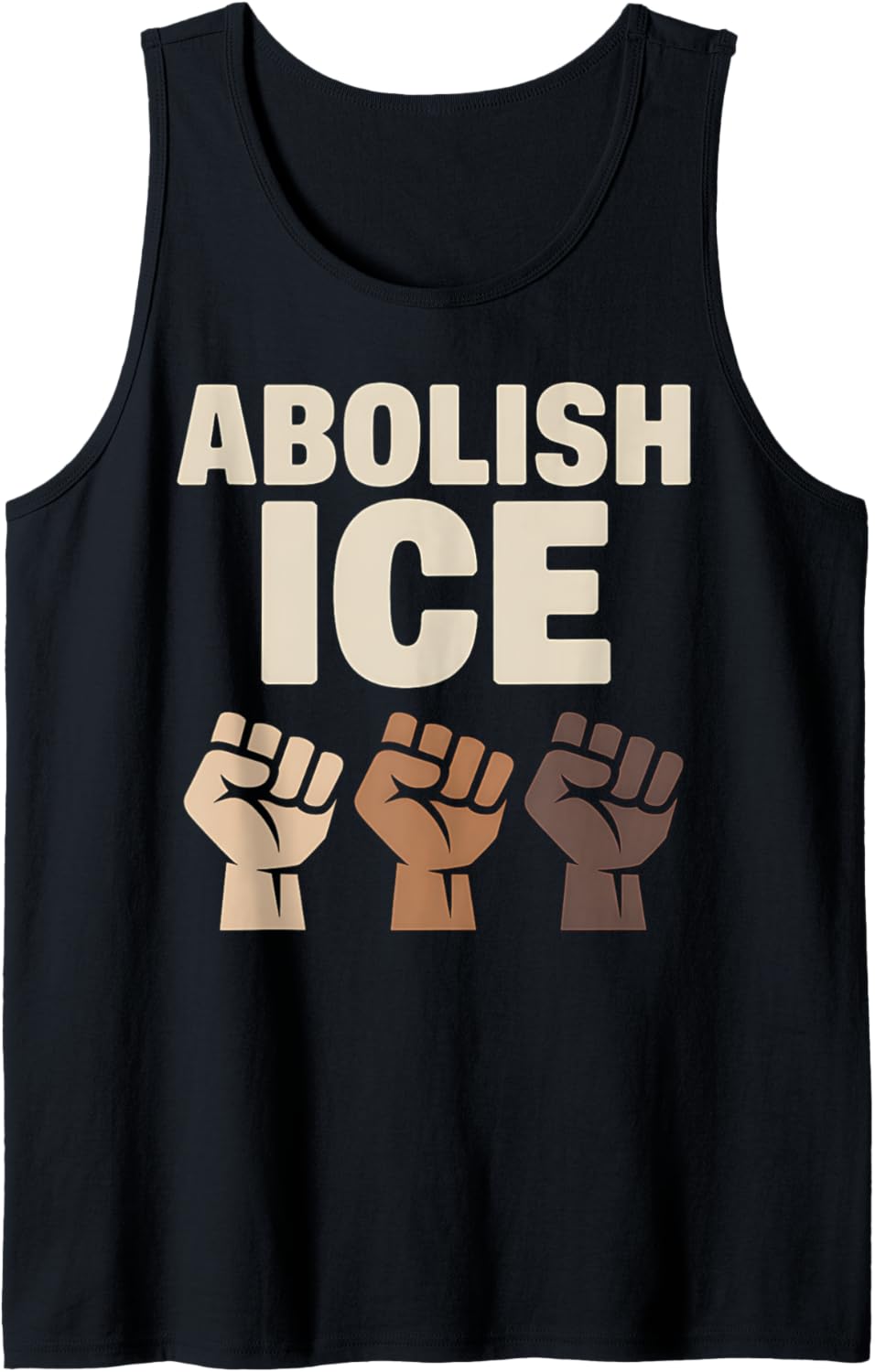 Abolish ICE Resist Protest Political Human Rights Statement Tank Top