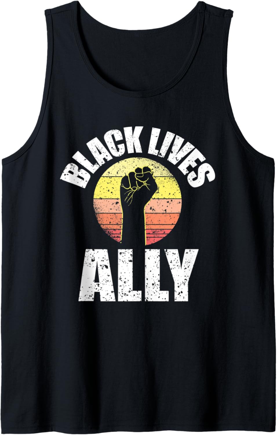 Black Lives Ally Social Justice Civil Rights Fist Equality Tank Top