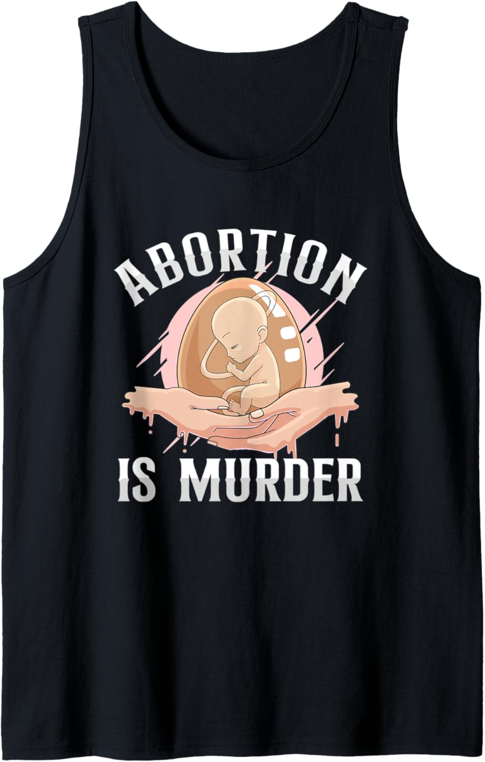 Anti Abortion Pro Life Choice Stop Unborn Lives Human Rights Tank Top